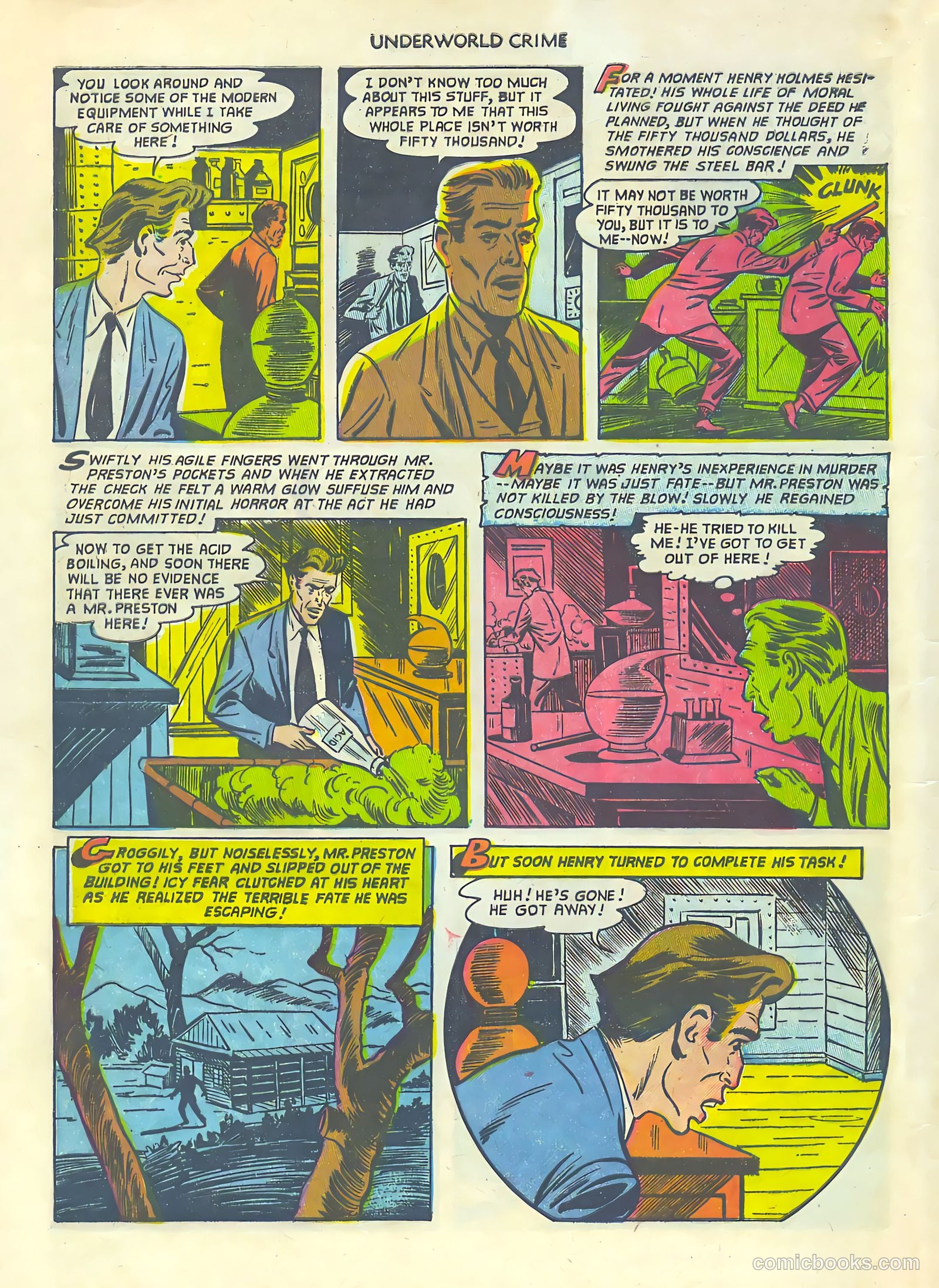 Underworld Crime #3 (1952) — page 8 of 36