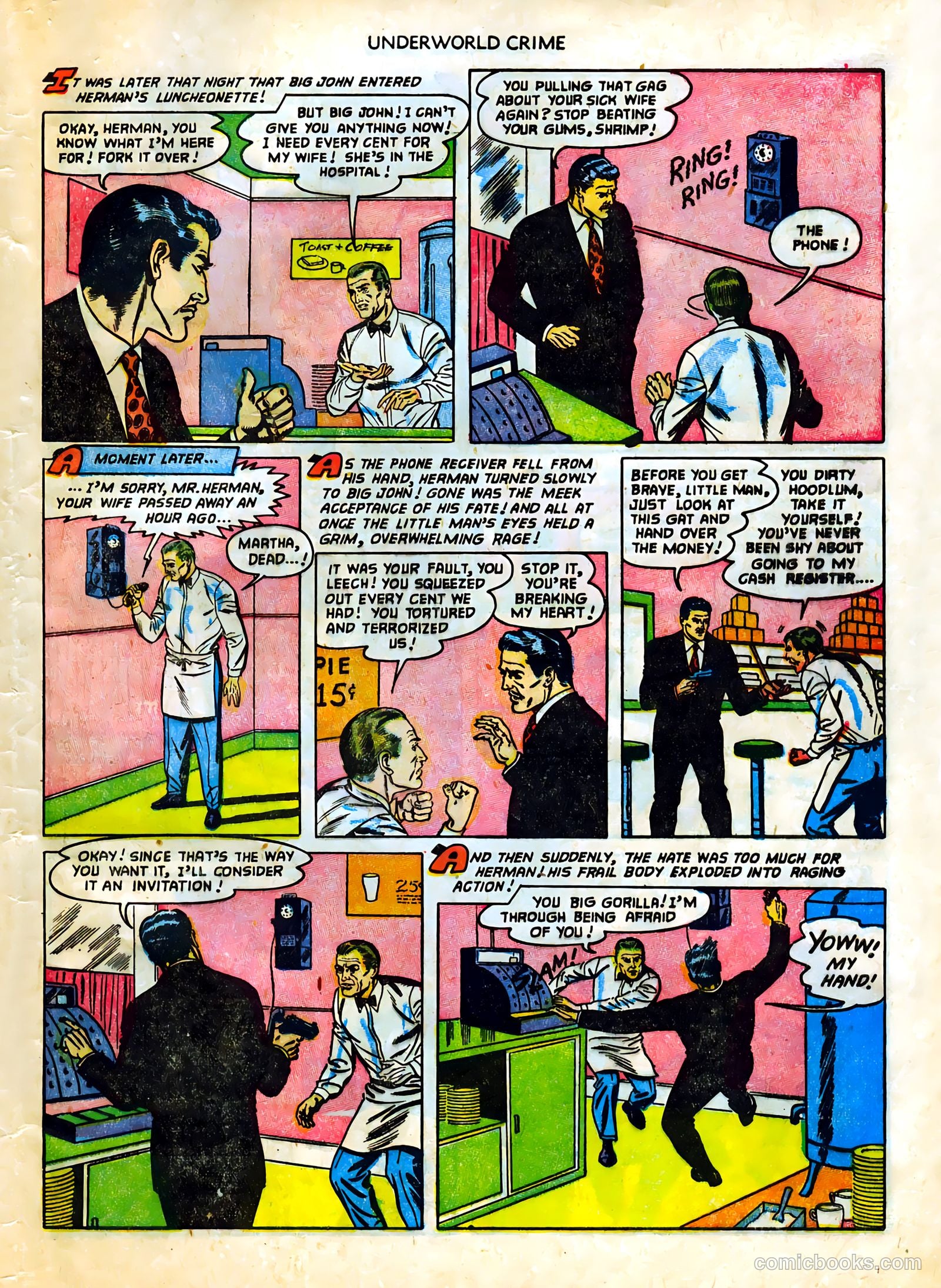 Underworld Crime #4 (1952) — page 33 of 36