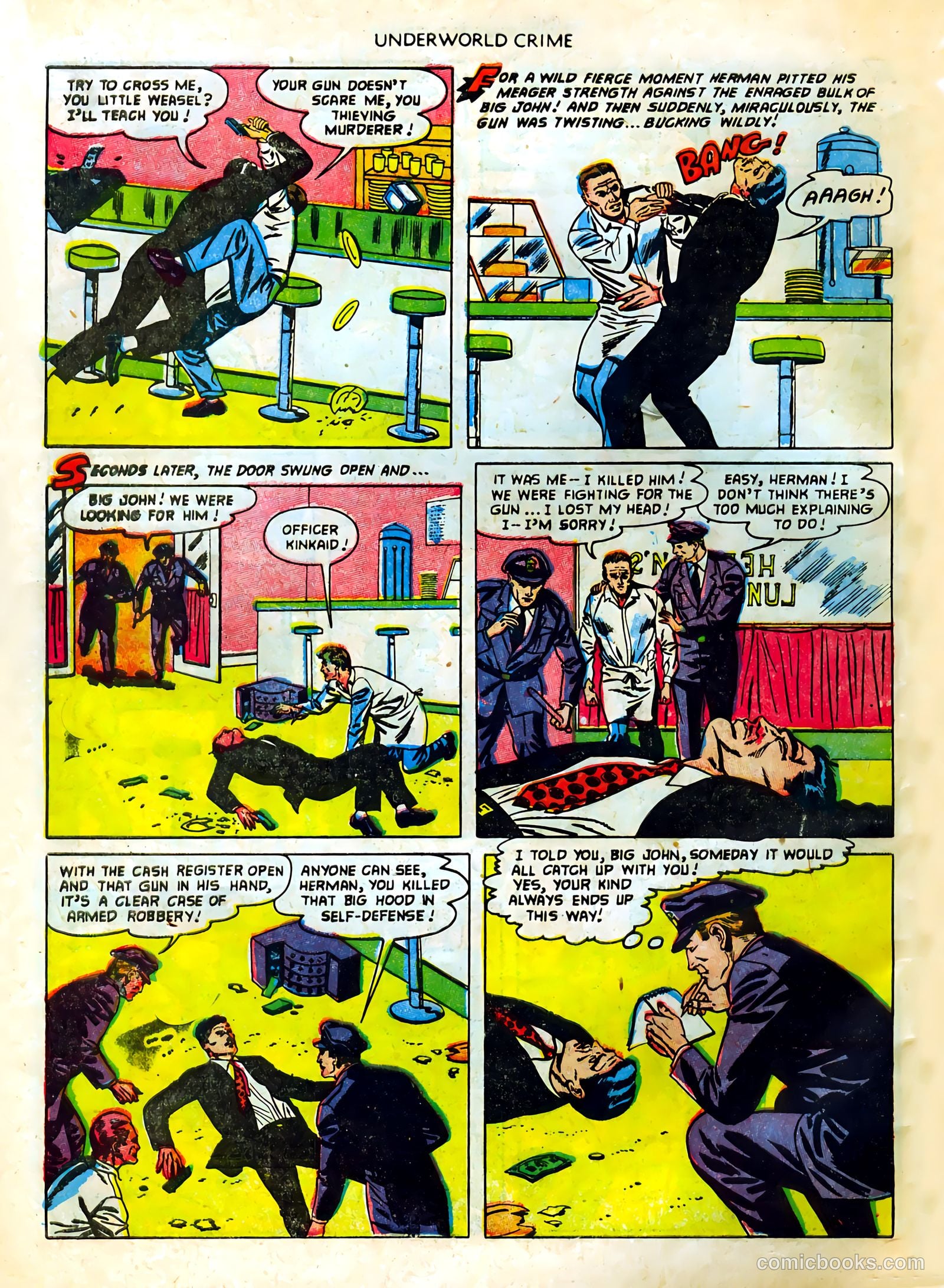 Underworld Crime #4 (1952) — page 34 of 36