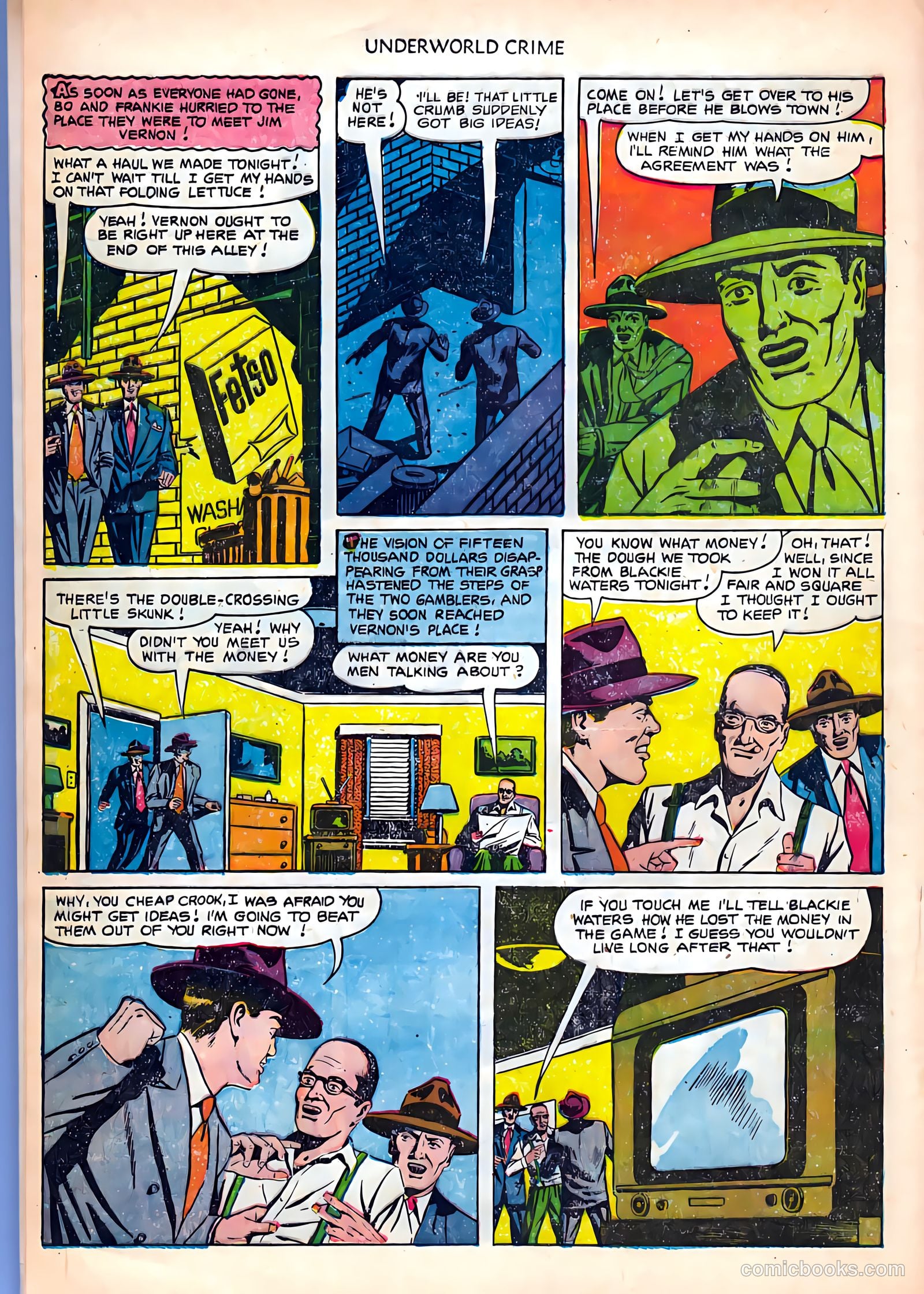Underworld Crime #5 (1953) — page 8 of 36