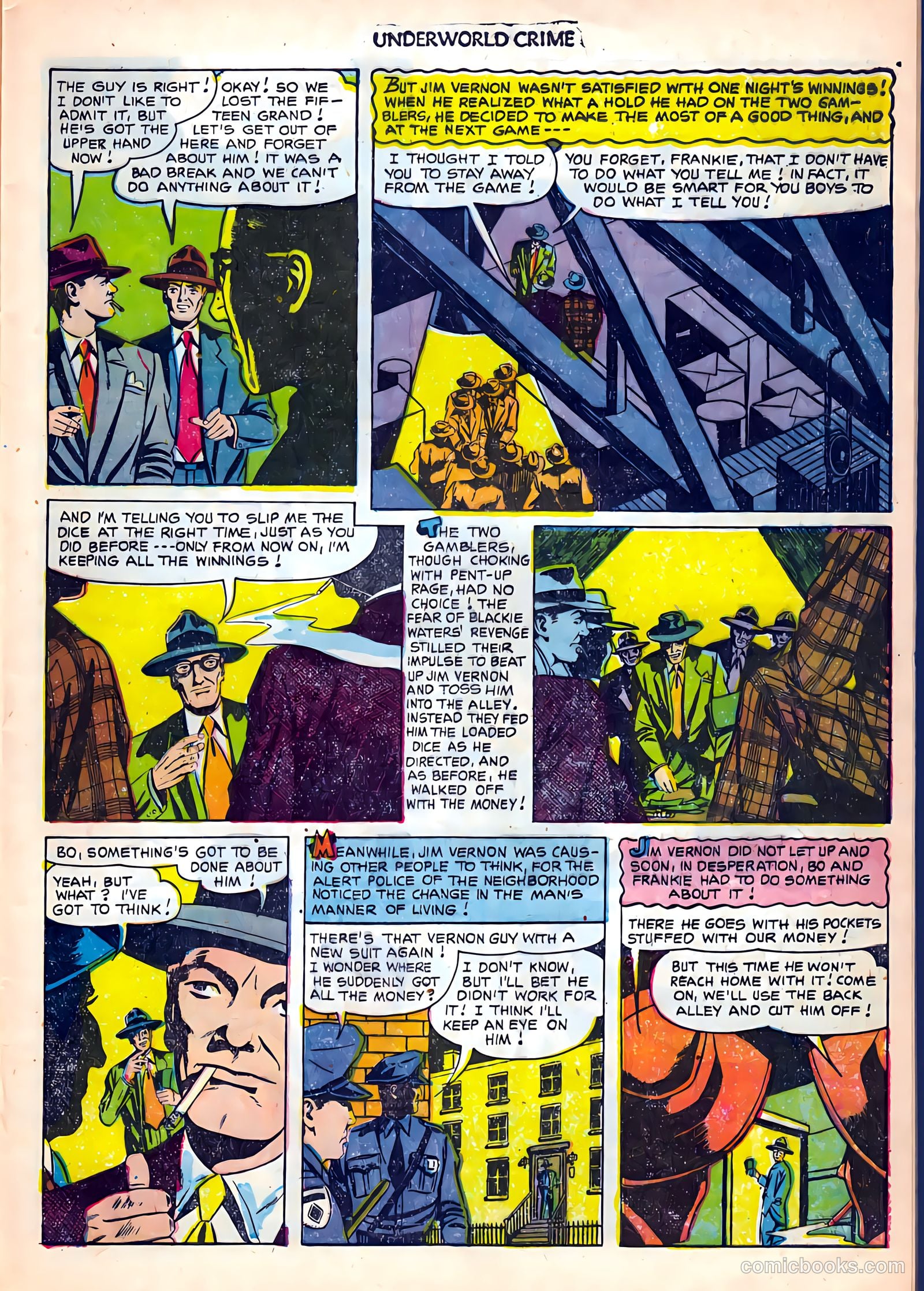 Underworld Crime #5 (1953) — page 9 of 36