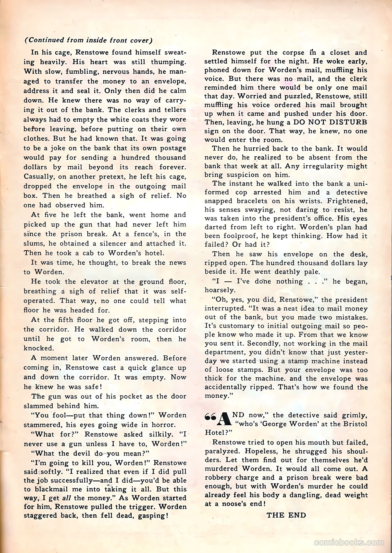 Underworld Crime #5 (1953) — page 35 of 36