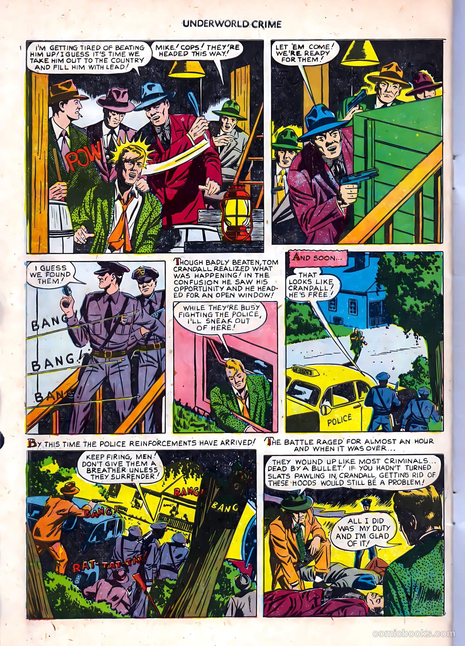 Underworld Crime #6 (1953) — page 34 of 36