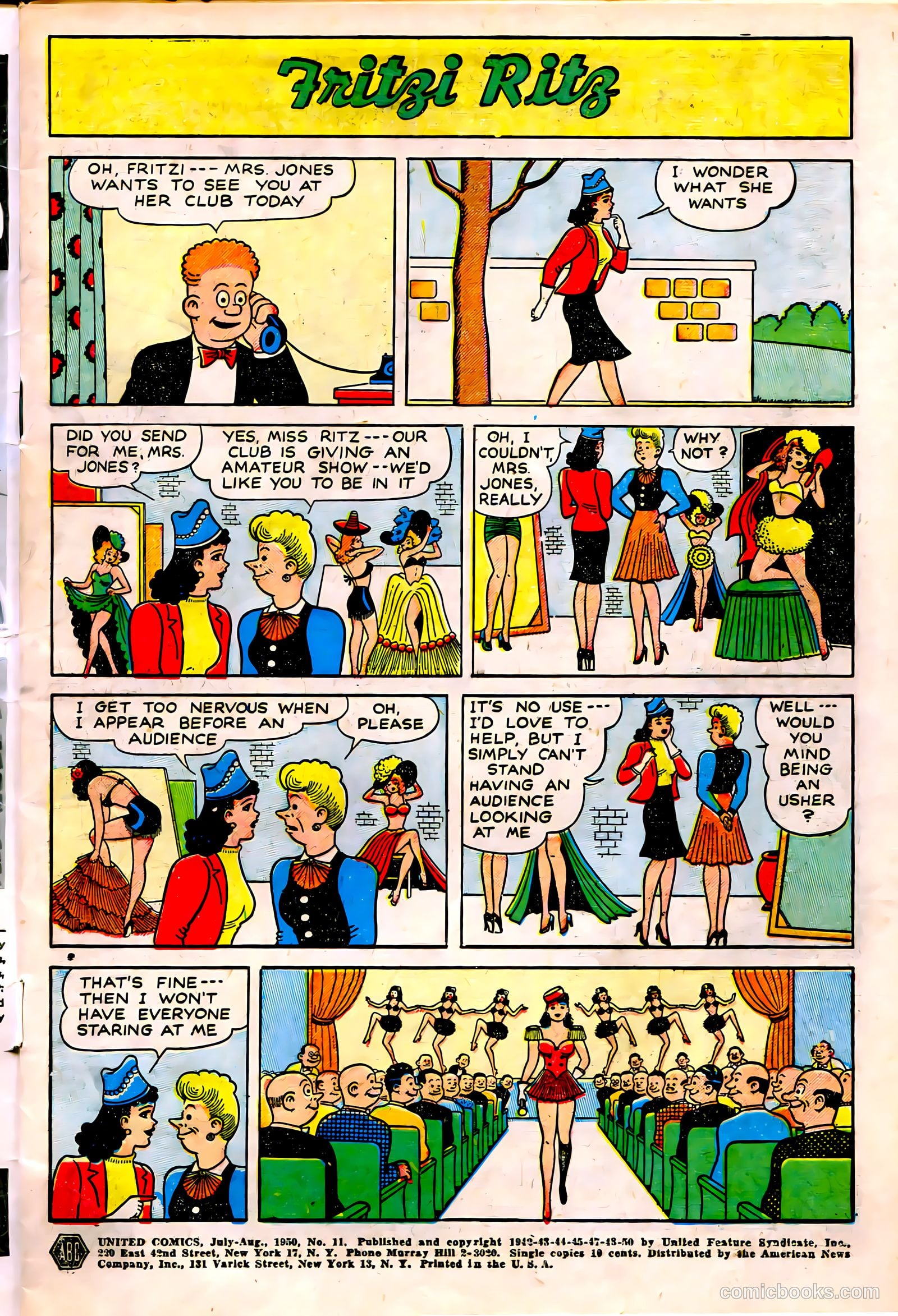 United Comics #11 (1950) — page 3 of 36