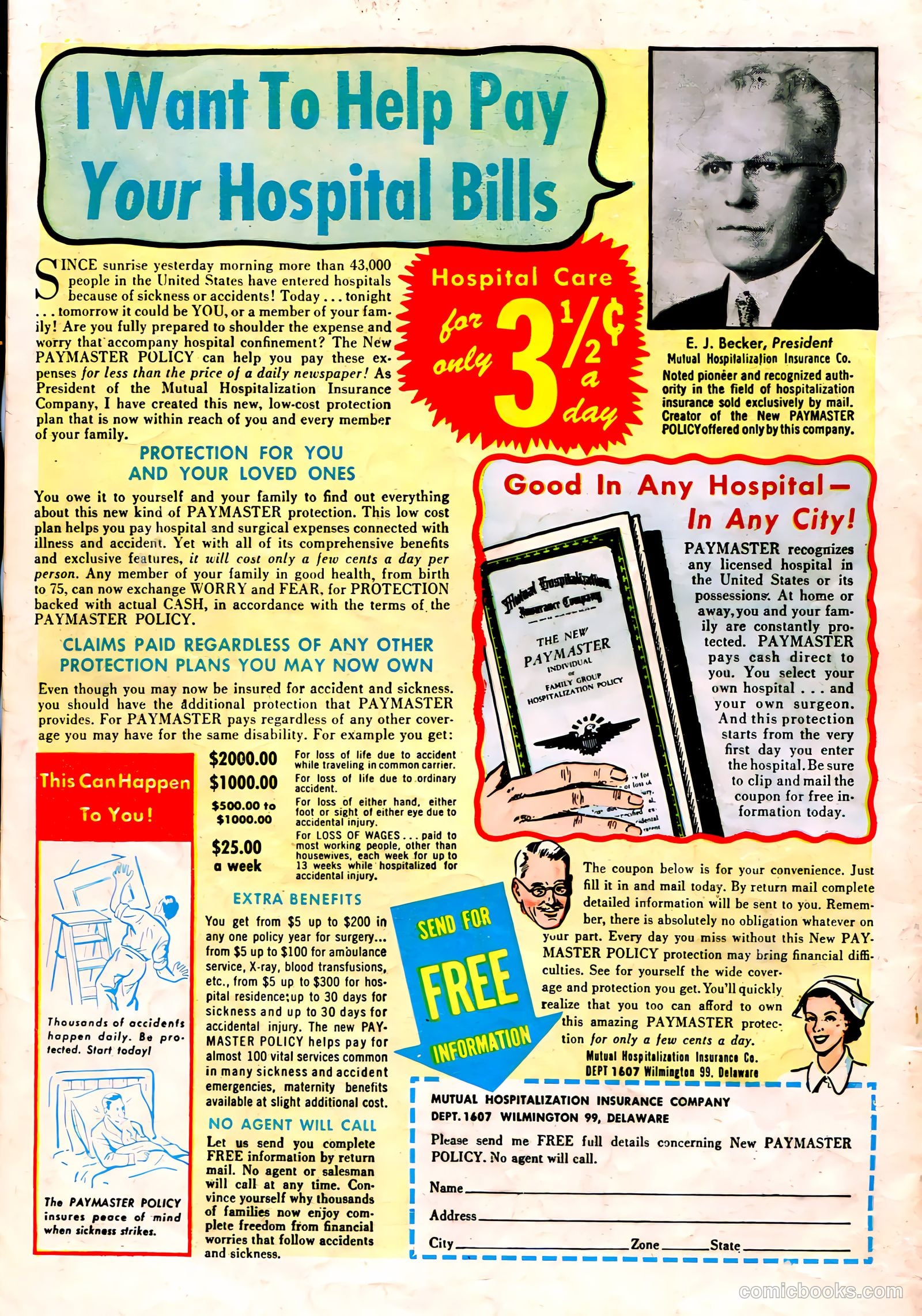 United Comics #11 (1950) — page 36 of 36