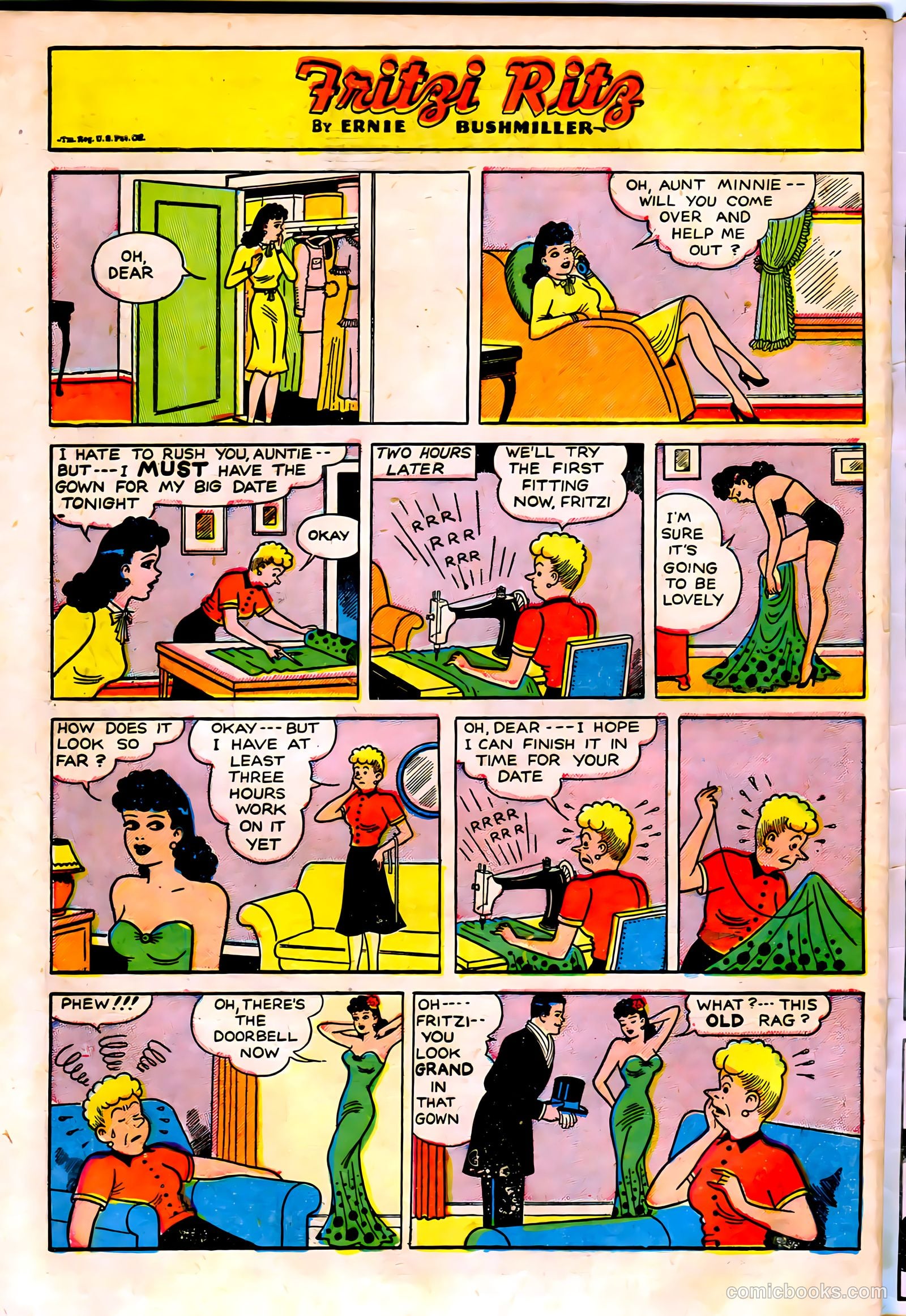 United Comics #12 (1950) — page 34 of 36