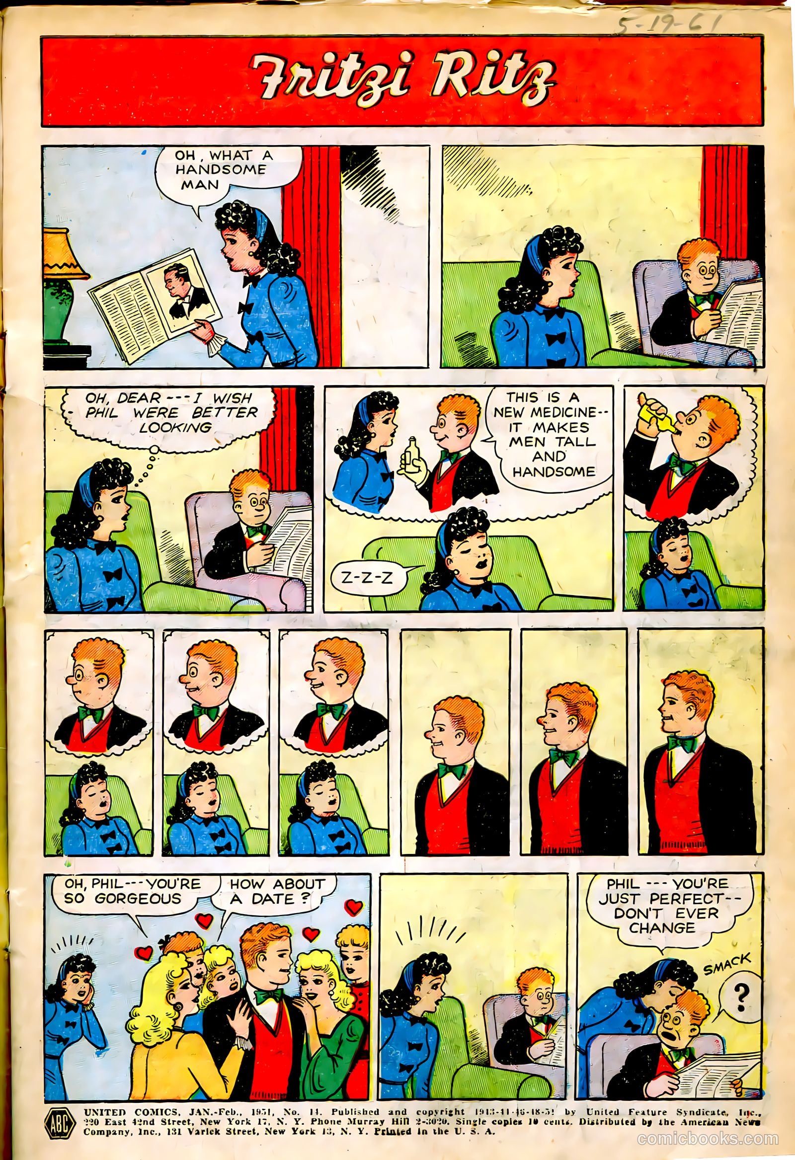 United Comics #14 (1951) — page 3 of 36