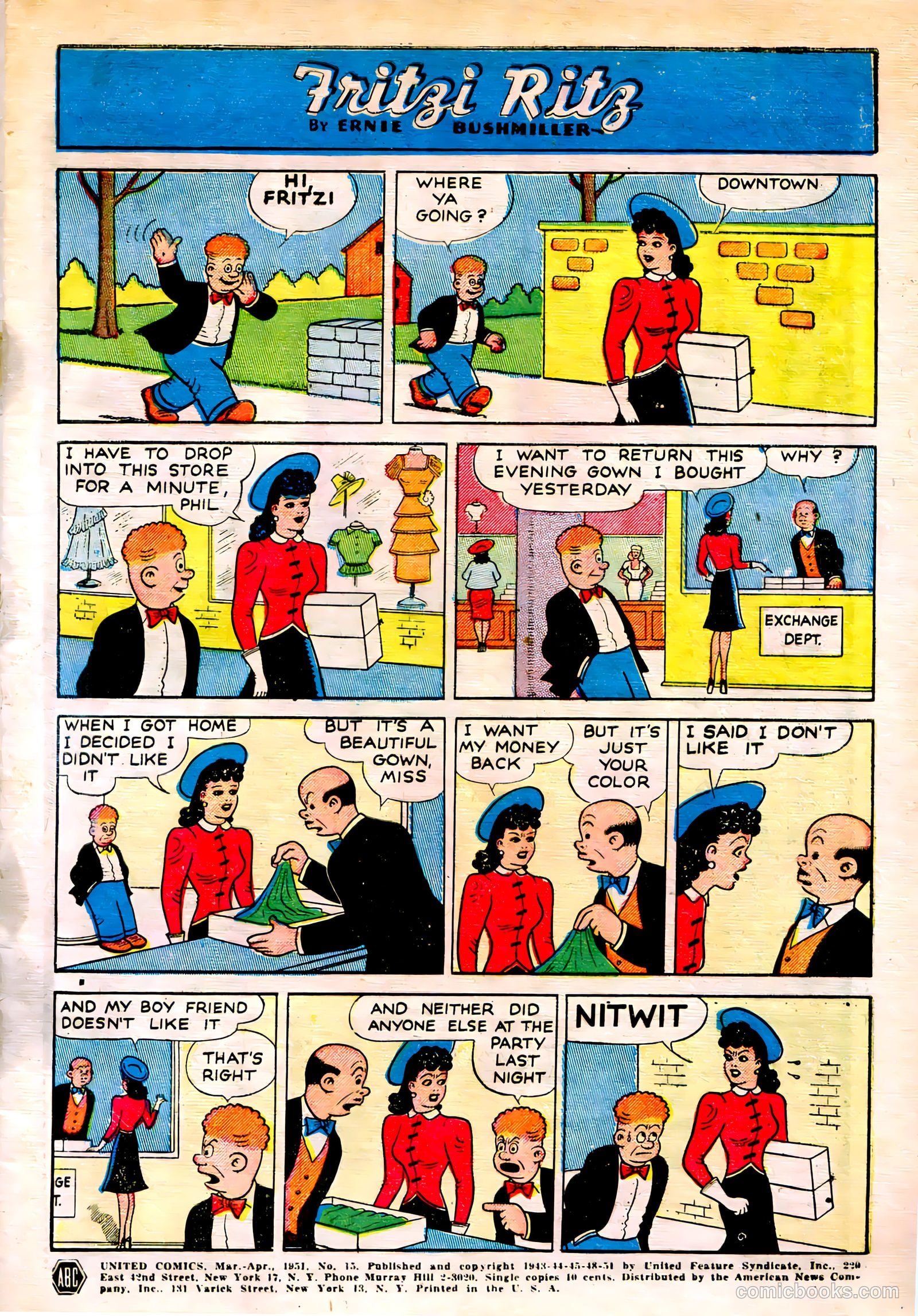 United Comics #15 (1951) — page 4 of 37