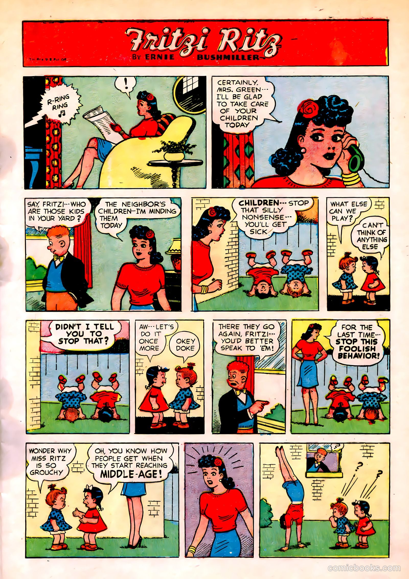 United Comics #15 (1951) — page 10 of 37