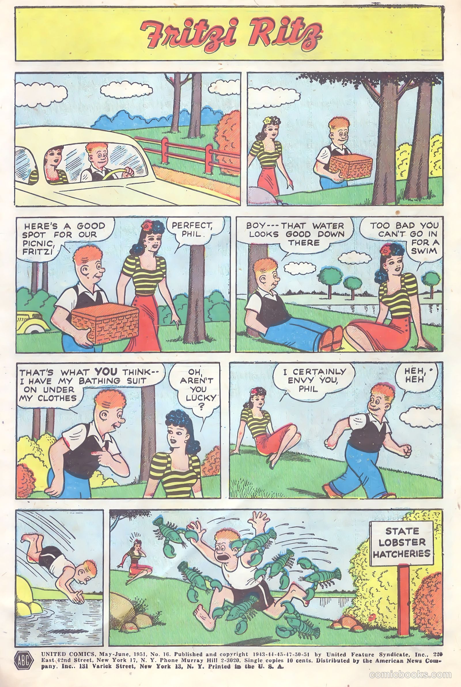 United Comics #16 (1951) — page 3 of 37