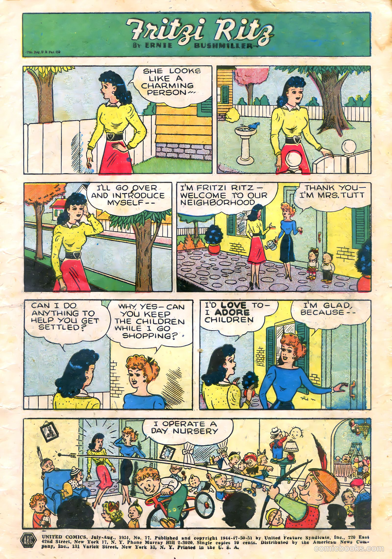 United Comics #17 (1951) — page 3 of 36