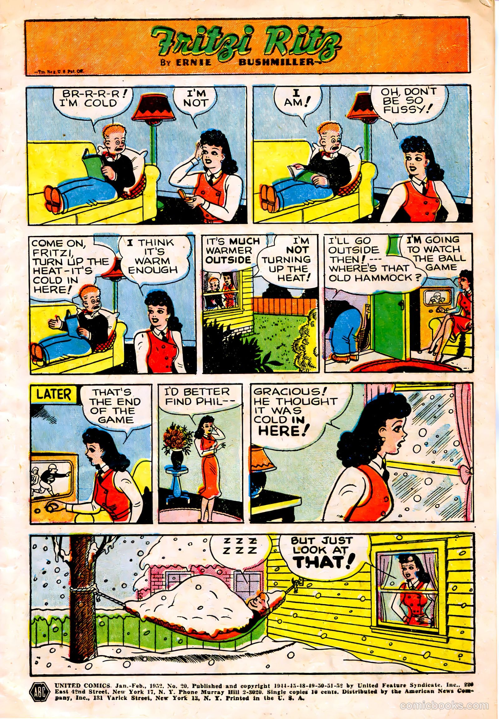 United Comics #20 (1952) — page 3 of 36