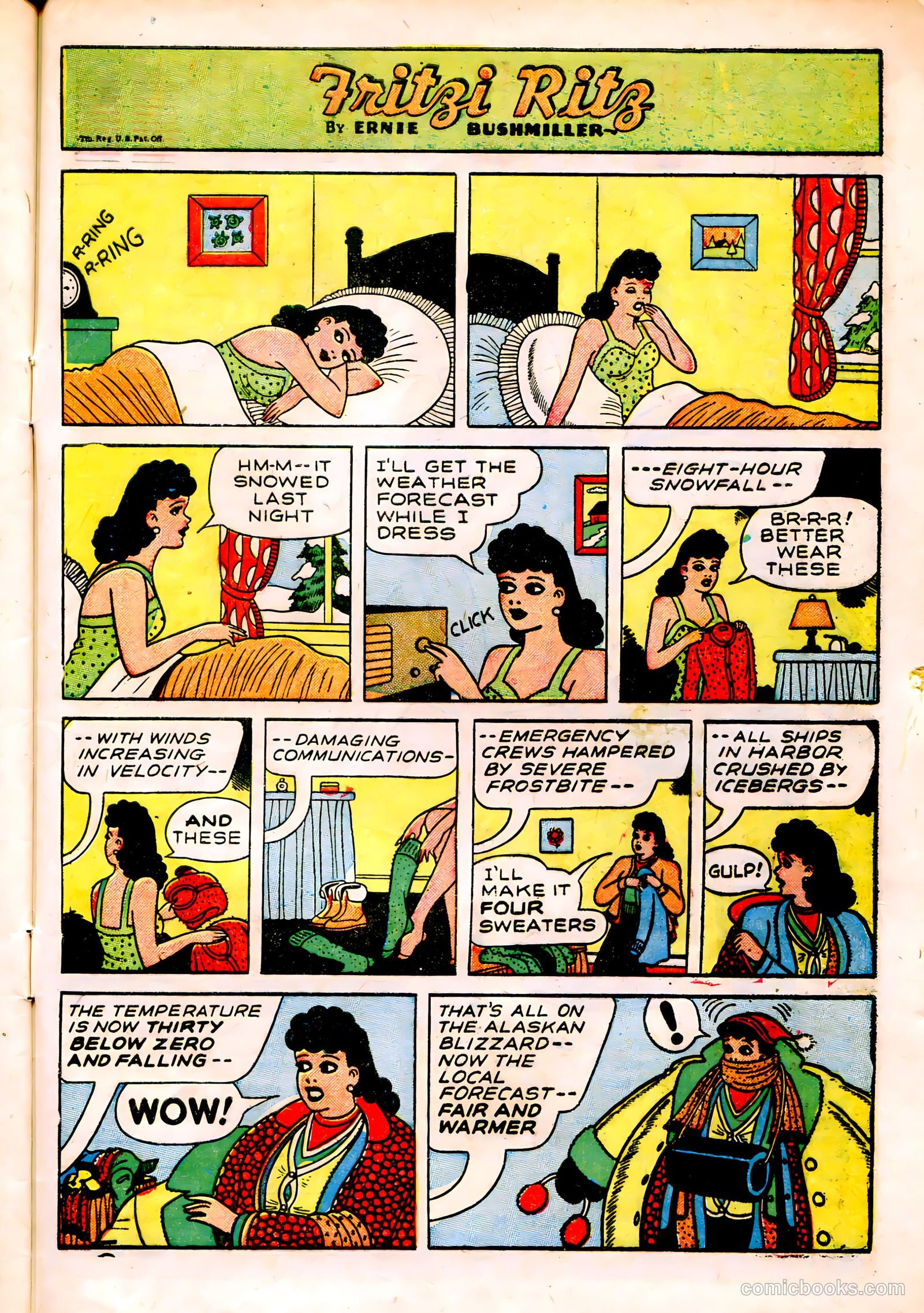 United Comics #20 (1952) — page 33 of 36