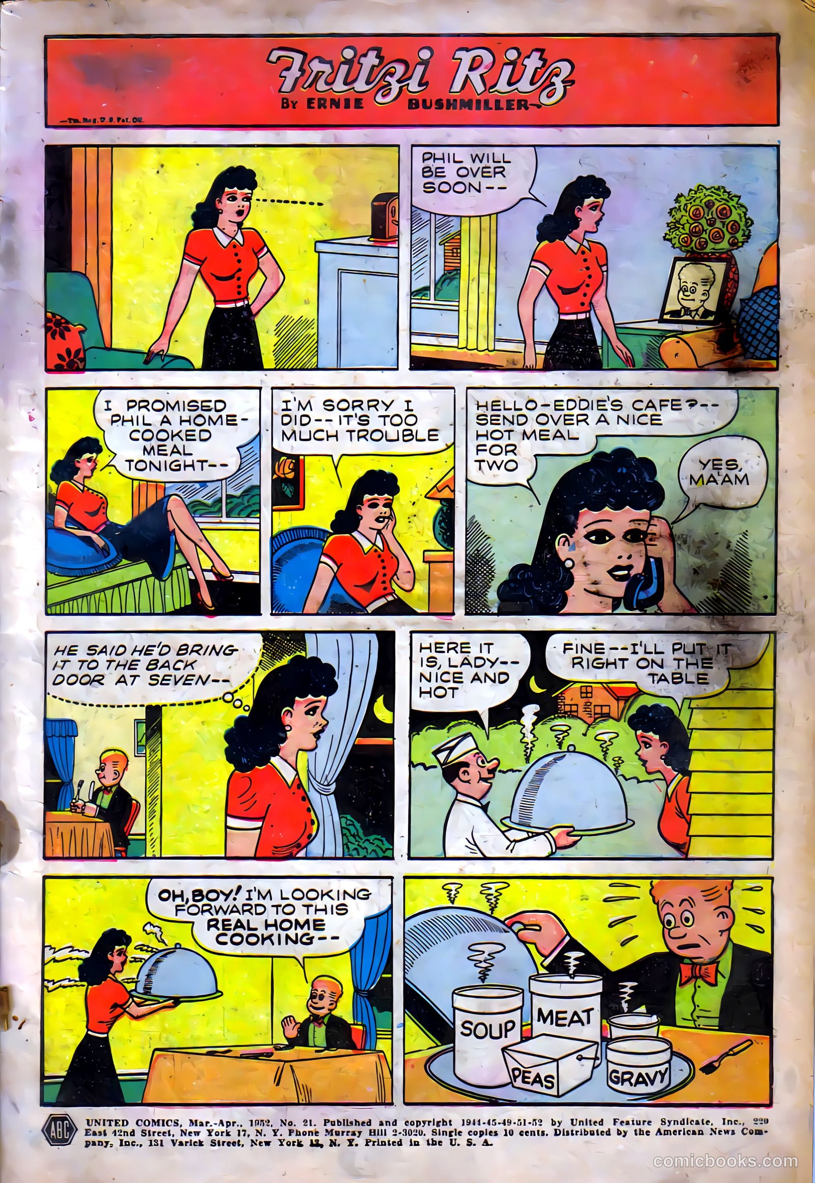 United Comics #21 (1952) — page 3 of 34