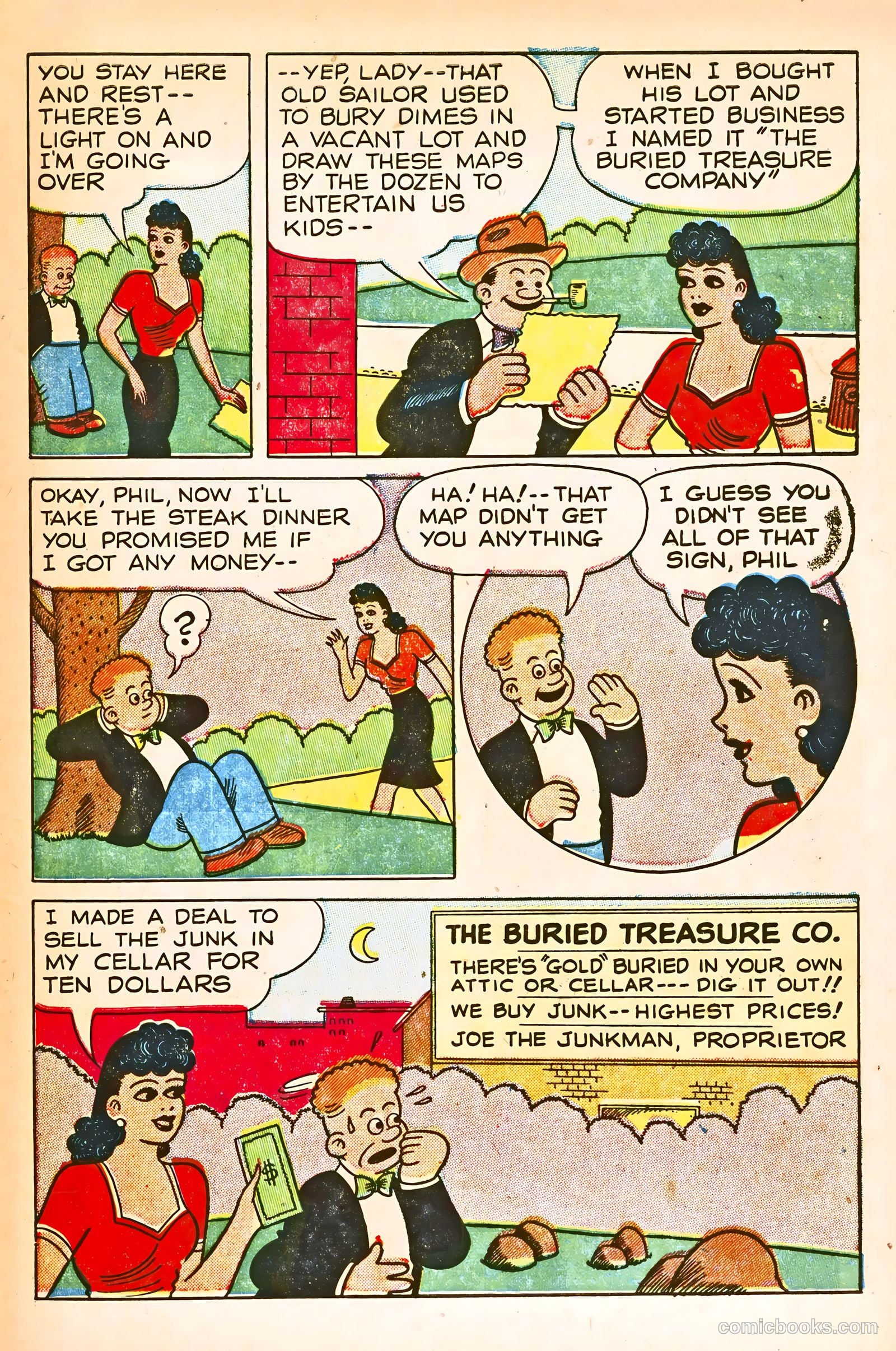 United Comics #22 (1952) — page 25 of 34
