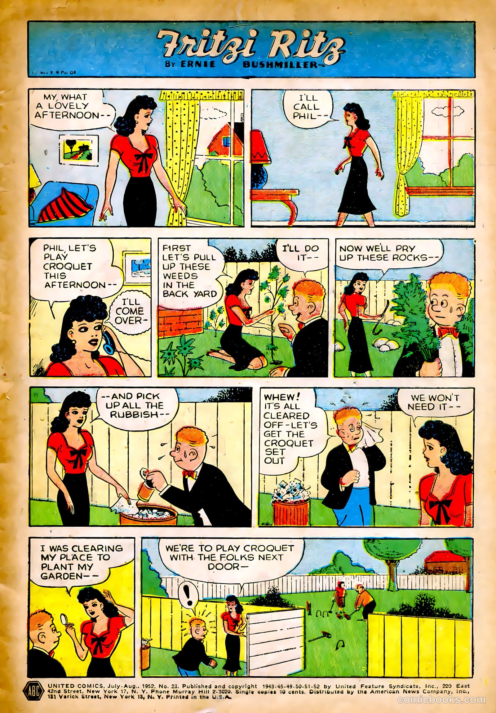 United Comics #23 (1952) — page 3 of 34