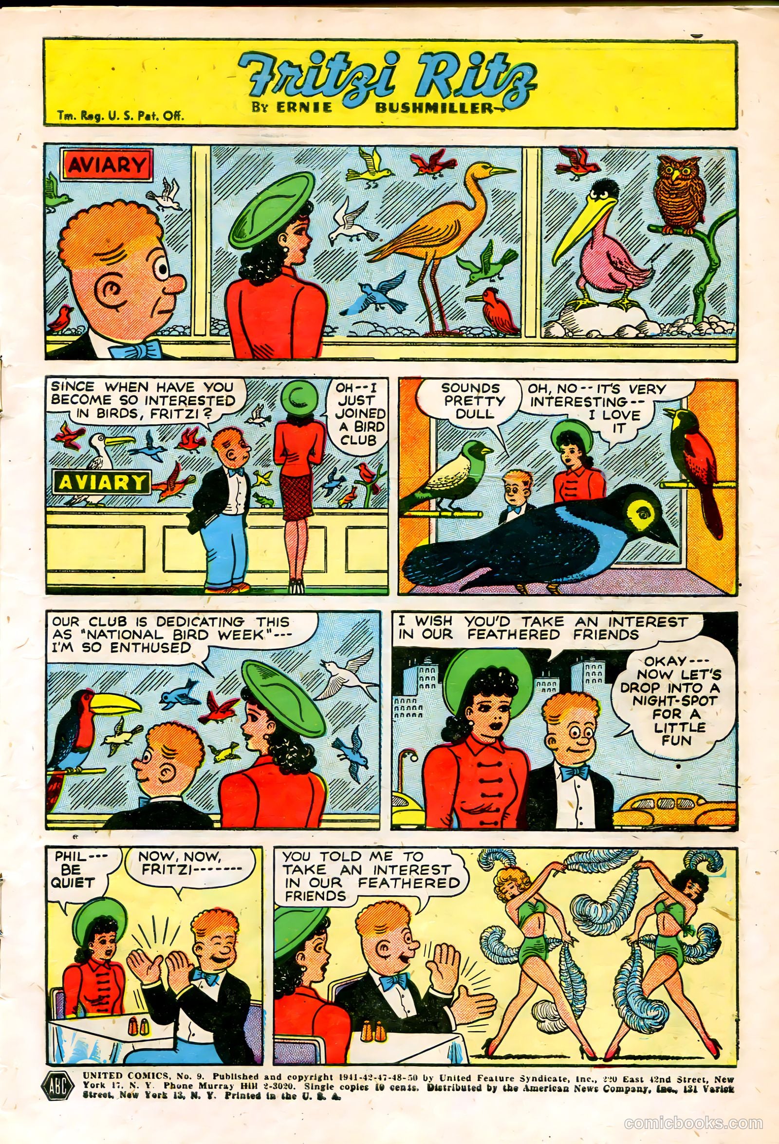 United Comics #9 (1950) — page 3 of 36