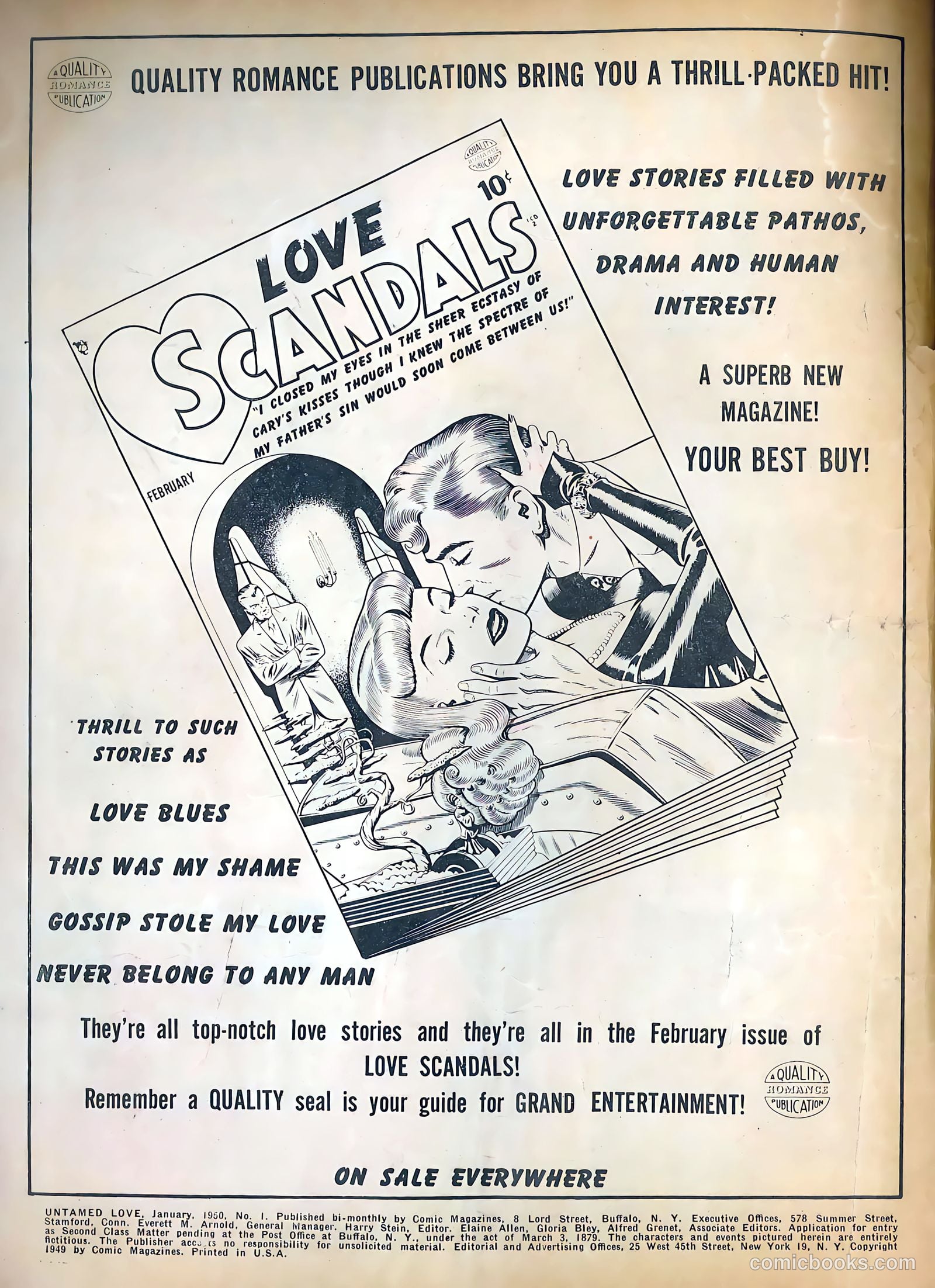 Untamed Love #1 (1950) — page 2 of 36