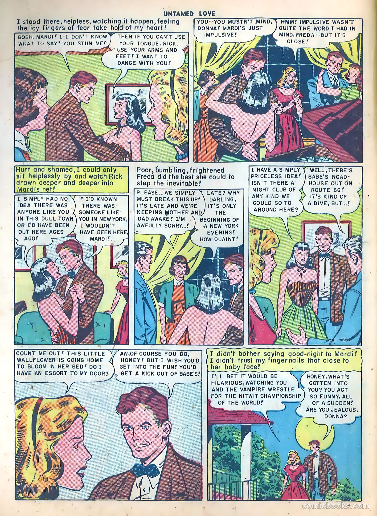 Untamed Love #1 (1950) — page 6 of 36