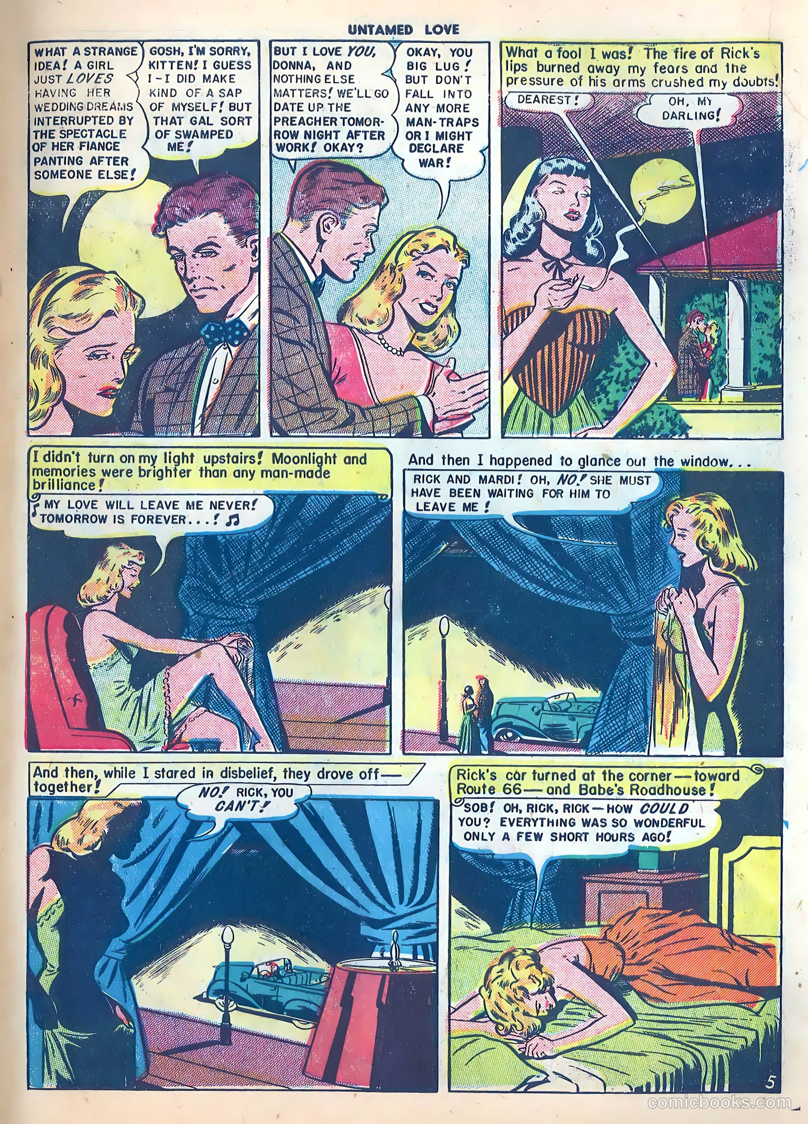Untamed Love #1 (1950) — page 7 of 36