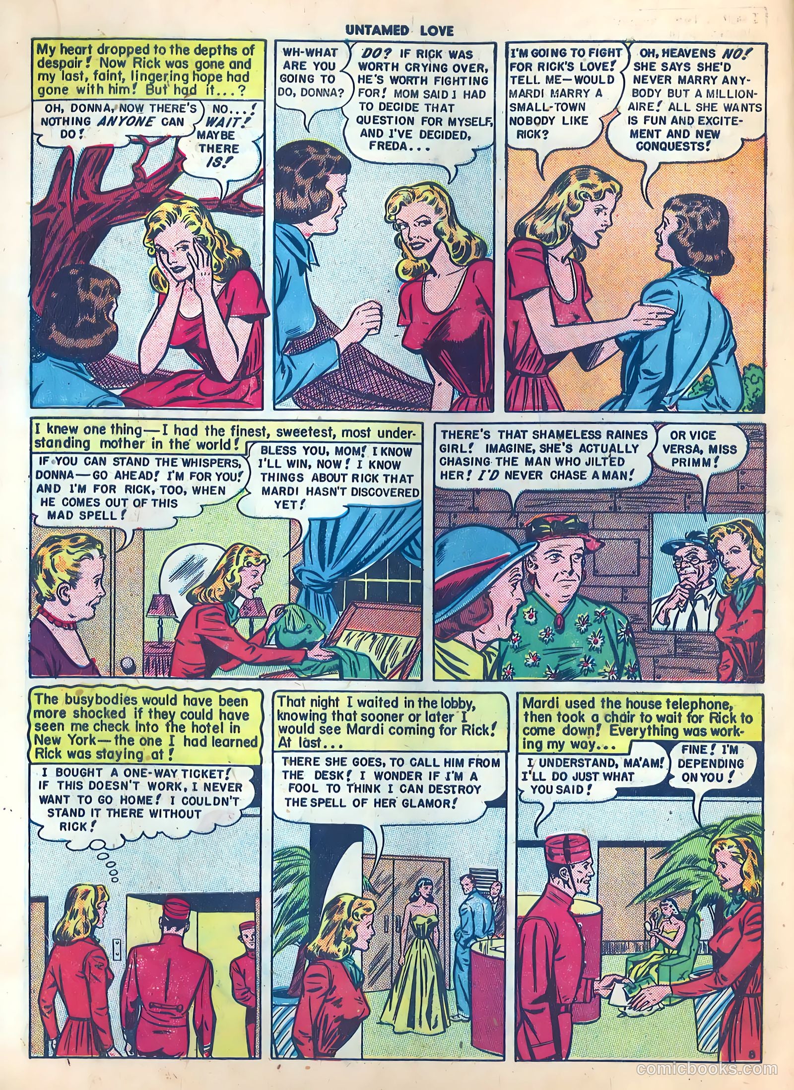 Untamed Love #1 (1950) — page 10 of 36
