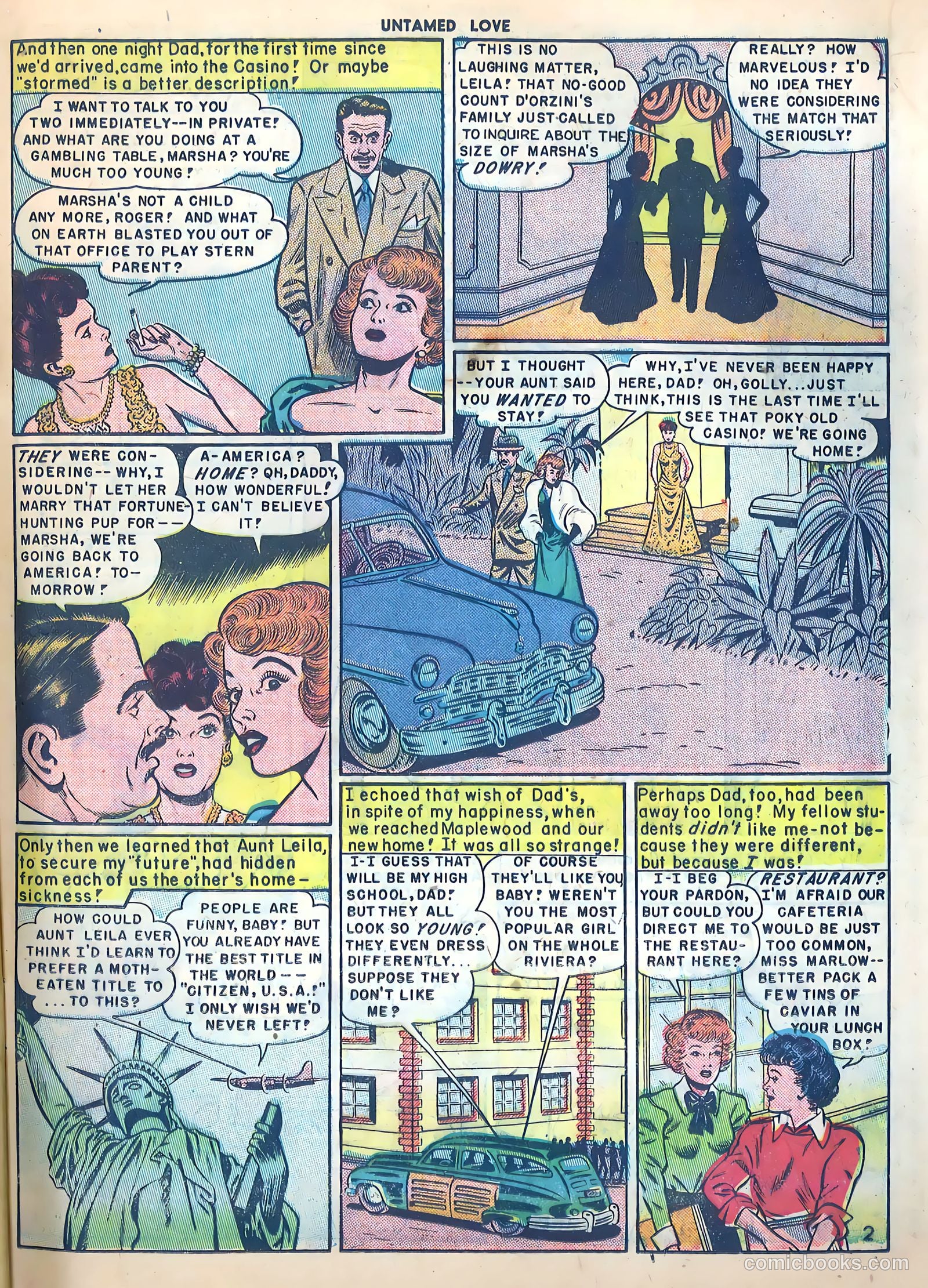 Untamed Love #1 (1950) — page 13 of 36