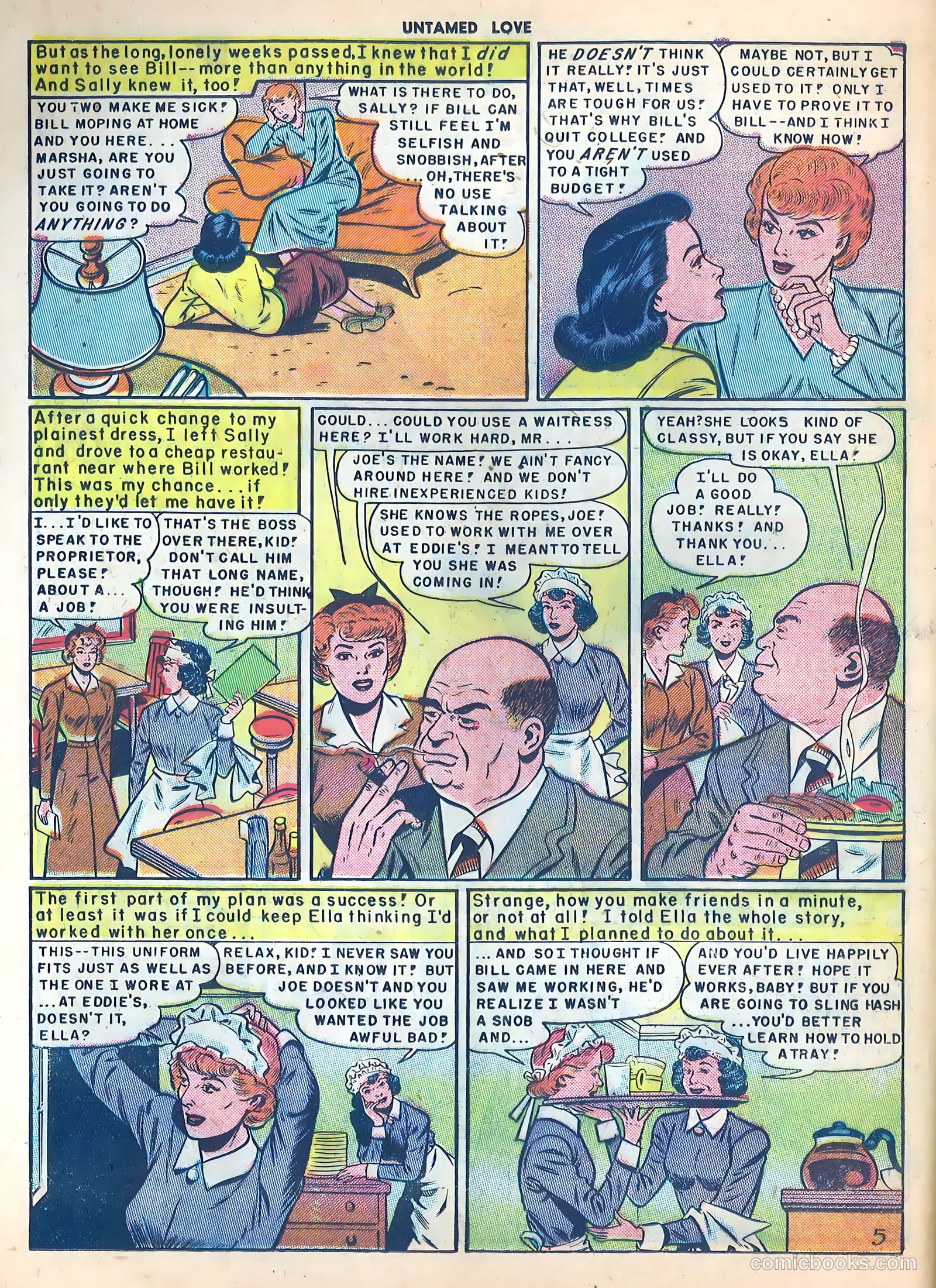 Untamed Love #1 (1950) — page 16 of 36