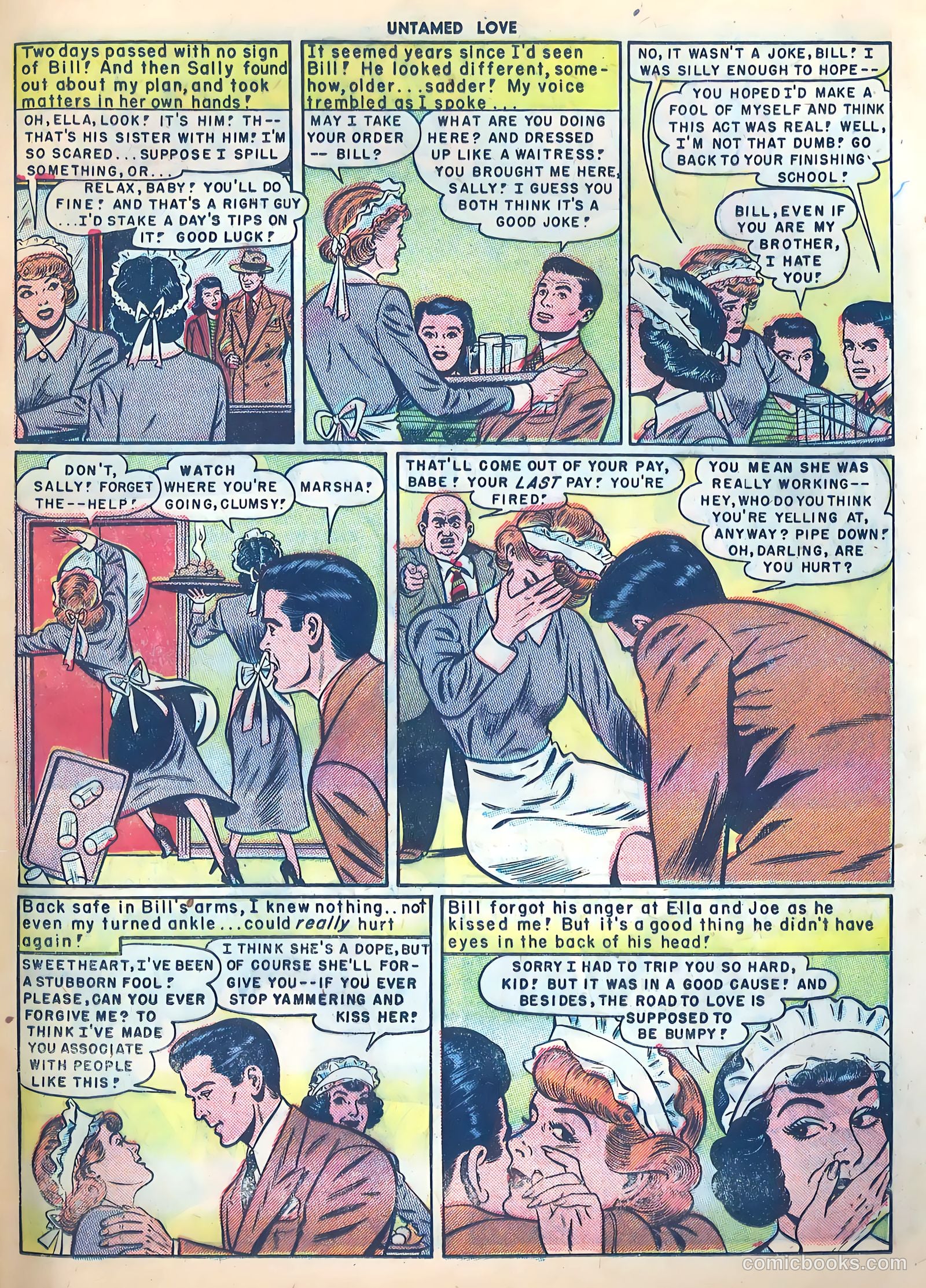 Untamed Love #1 (1950) — page 17 of 36