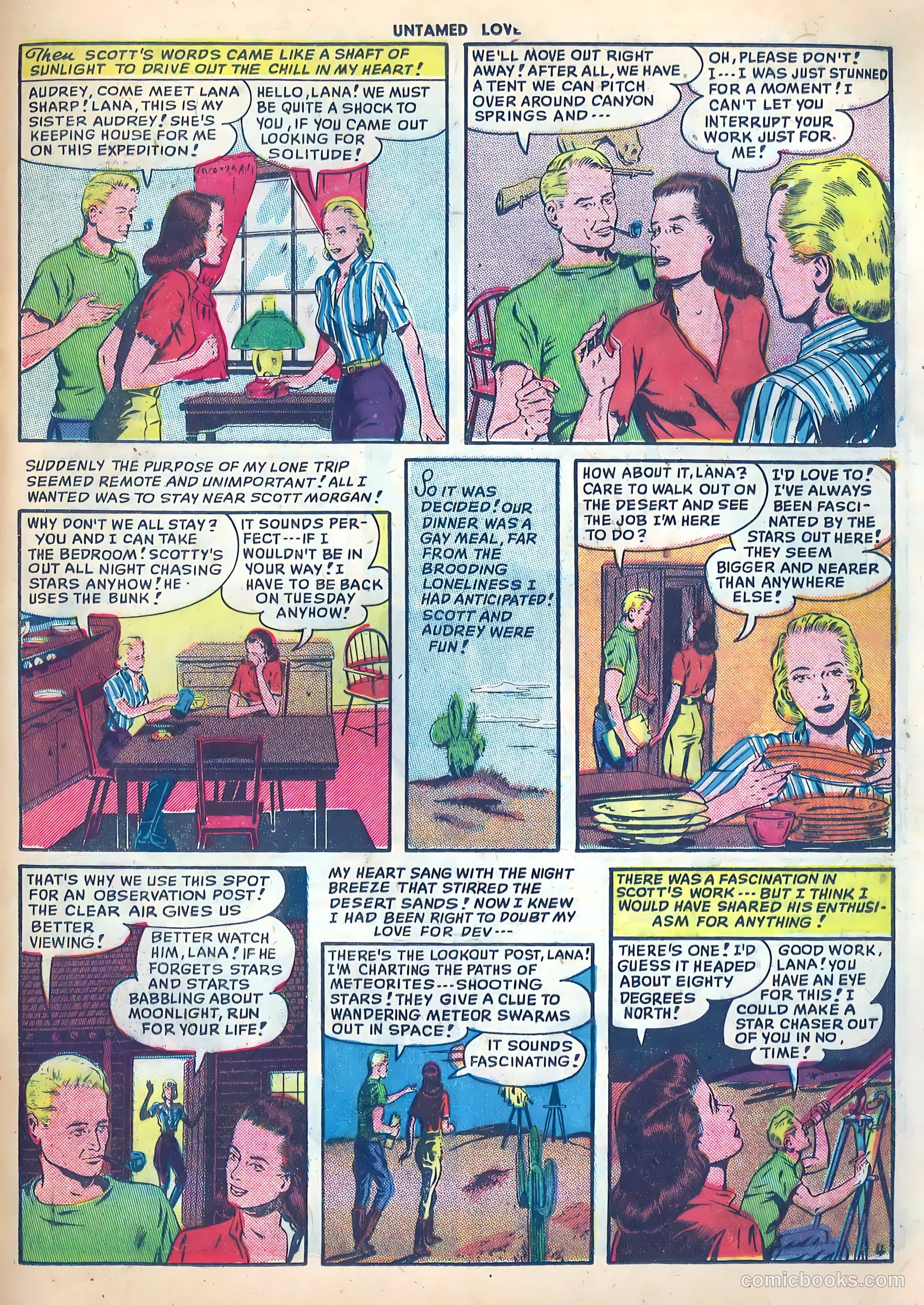 Untamed Love #1 (1950) — page 21 of 36