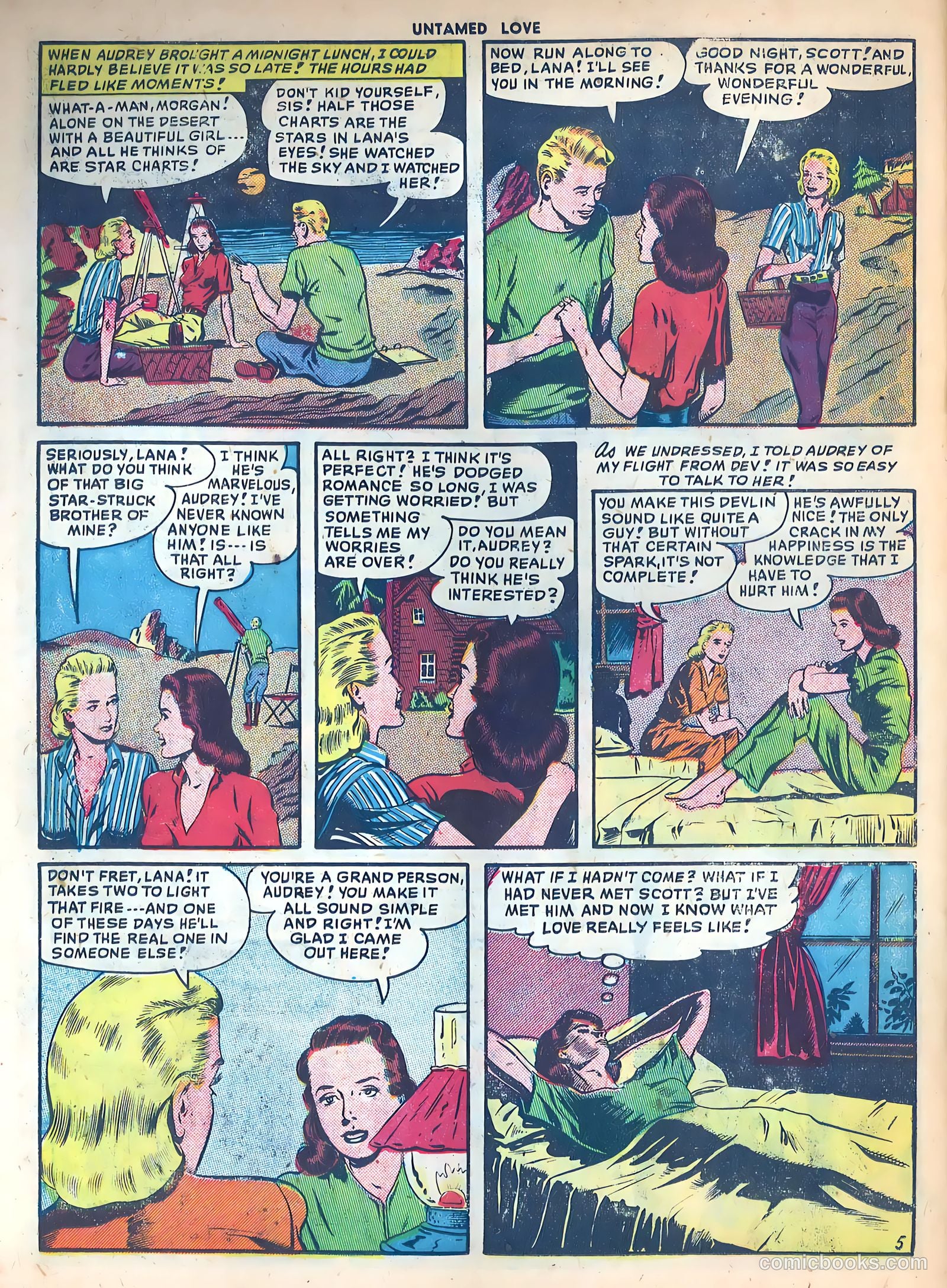 Untamed Love #1 (1950) — page 22 of 36