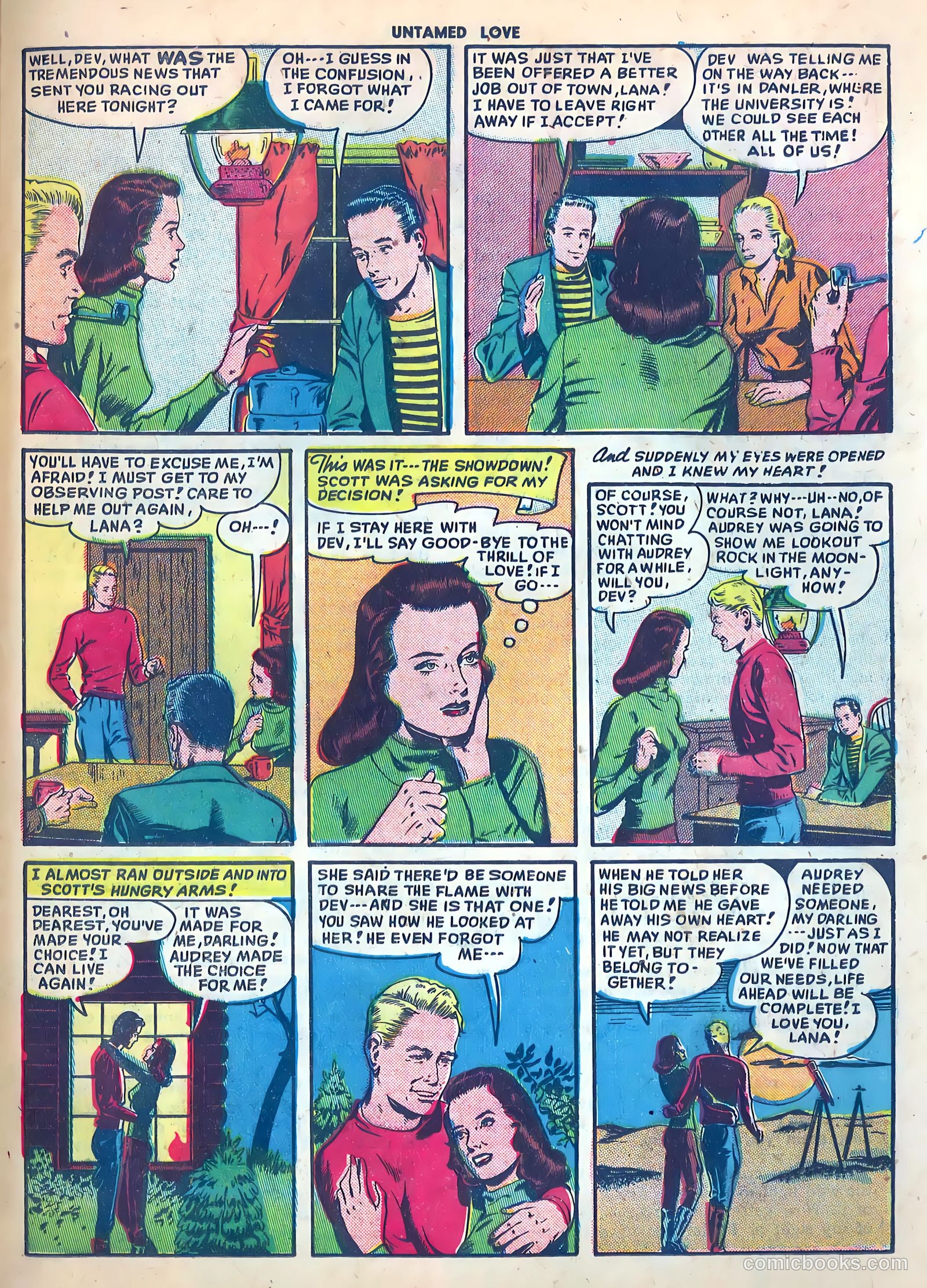 Untamed Love #1 (1950) — page 25 of 36