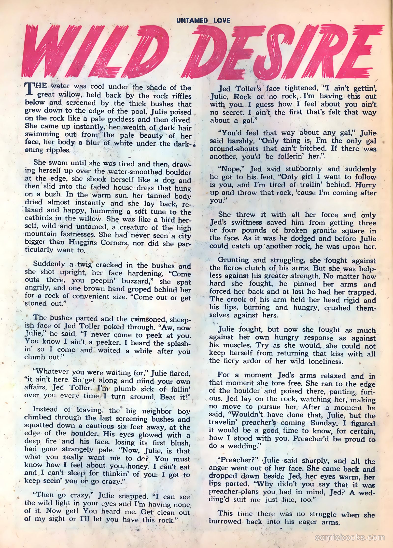 Untamed Love #1 (1950) — page 26 of 36
