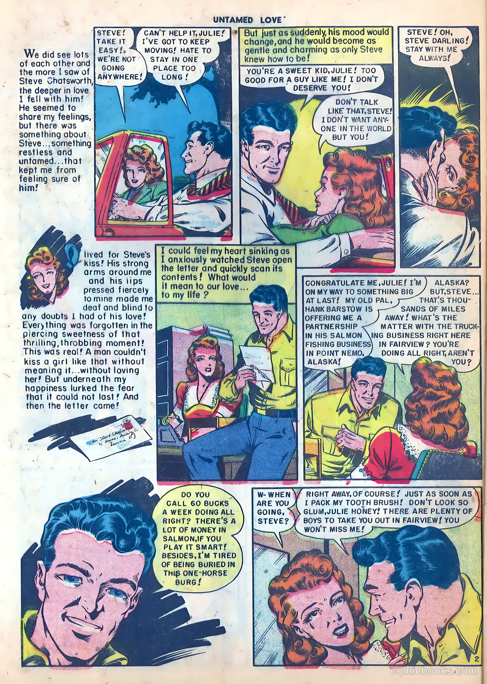 Untamed Love #1 (1950) — page 28 of 36