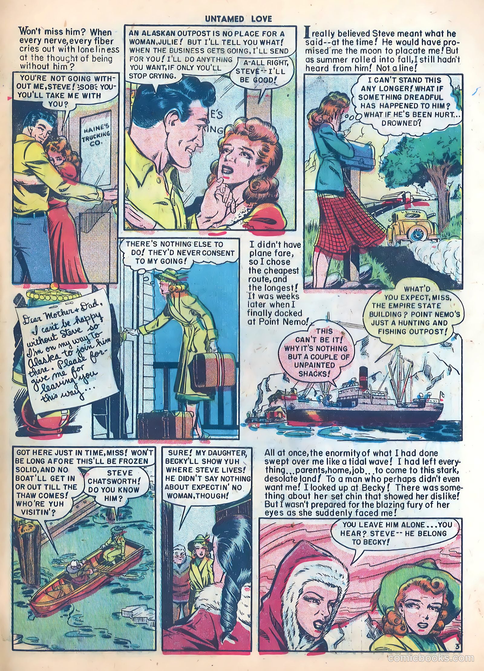 Untamed Love #1 (1950) — page 29 of 36