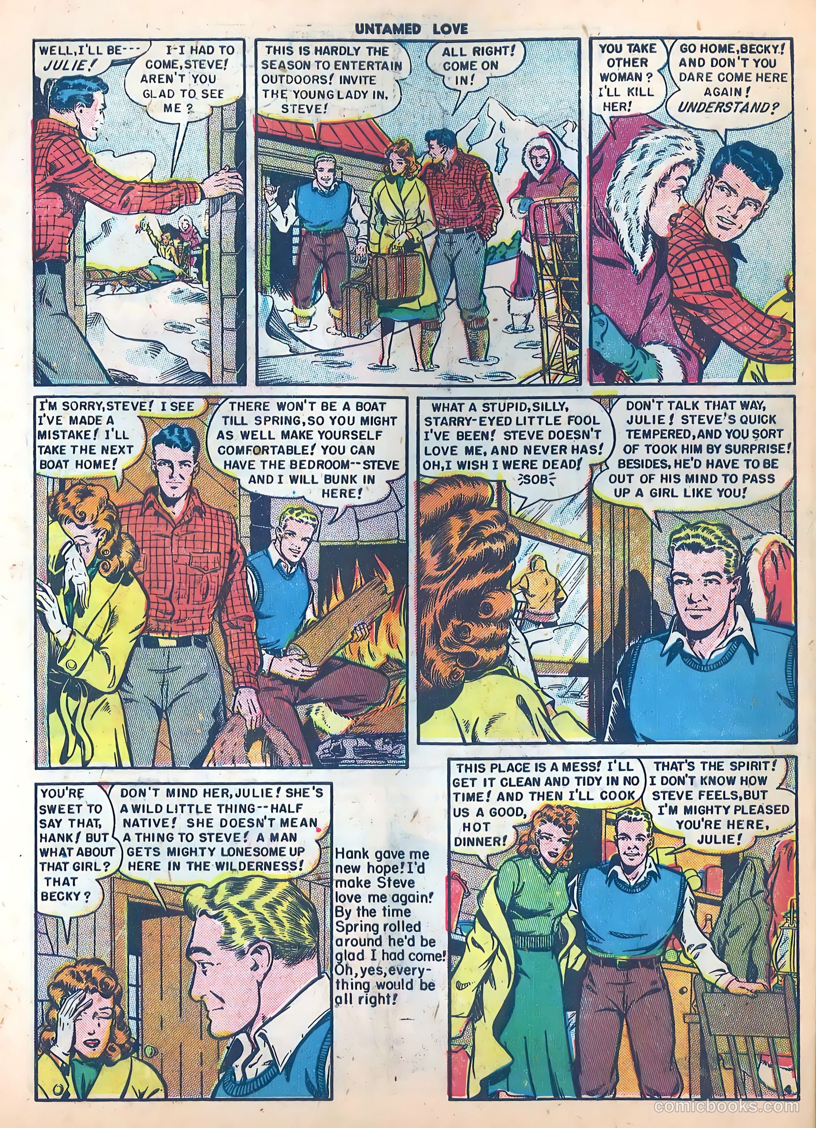 Untamed Love #1 (1950) — page 30 of 36