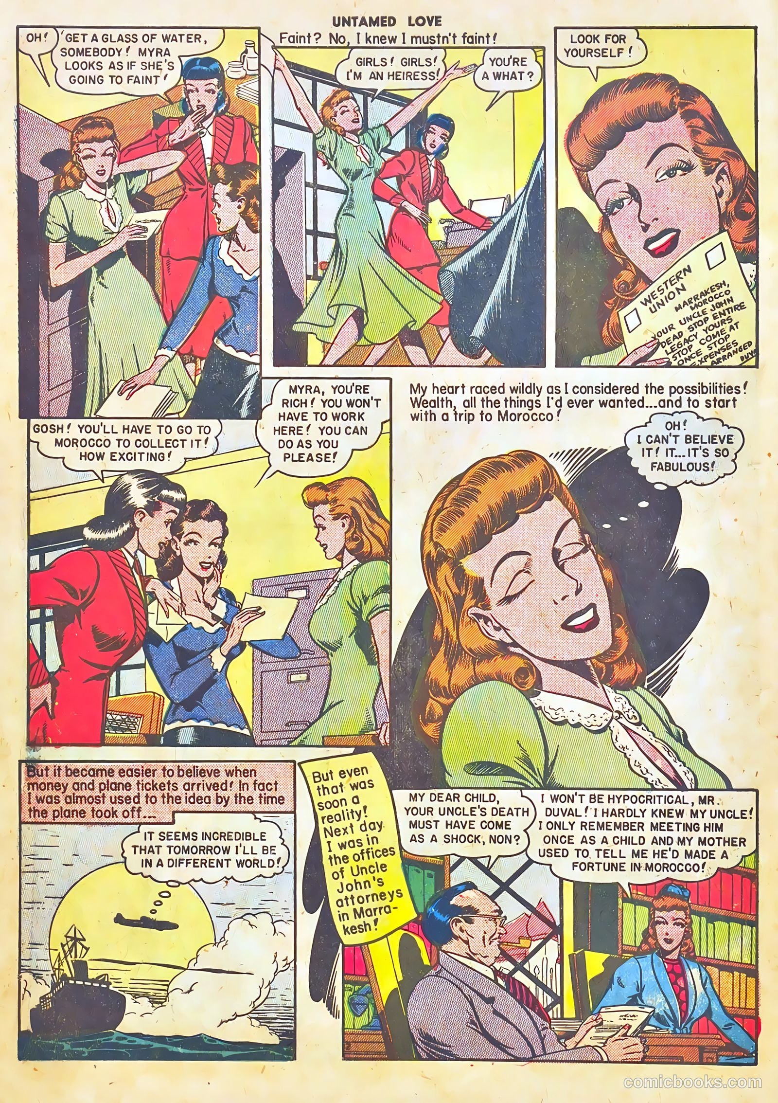 Untamed Love #3 (1950) — page 4 of 37