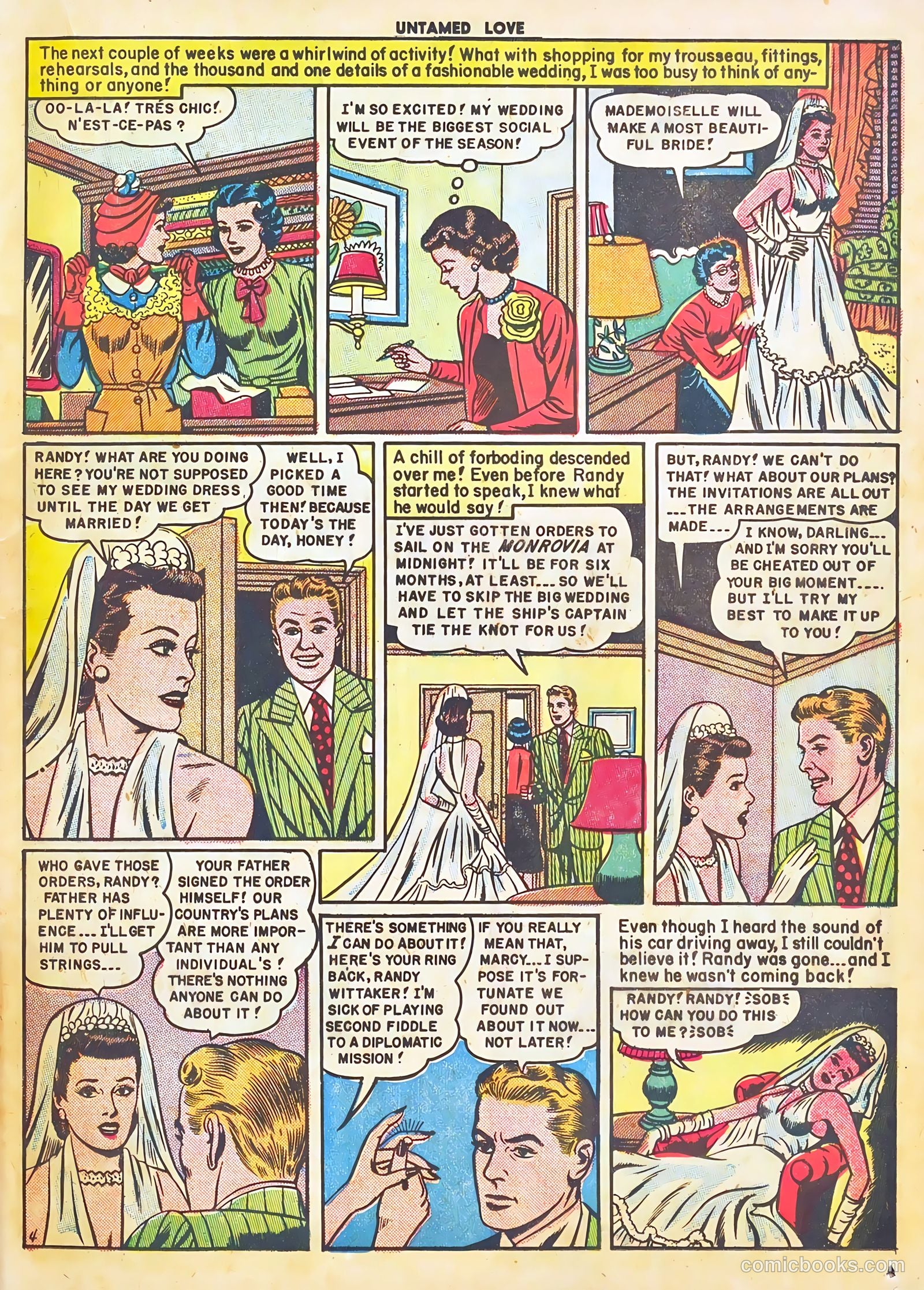 Untamed Love #3 (1950) — page 21 of 37