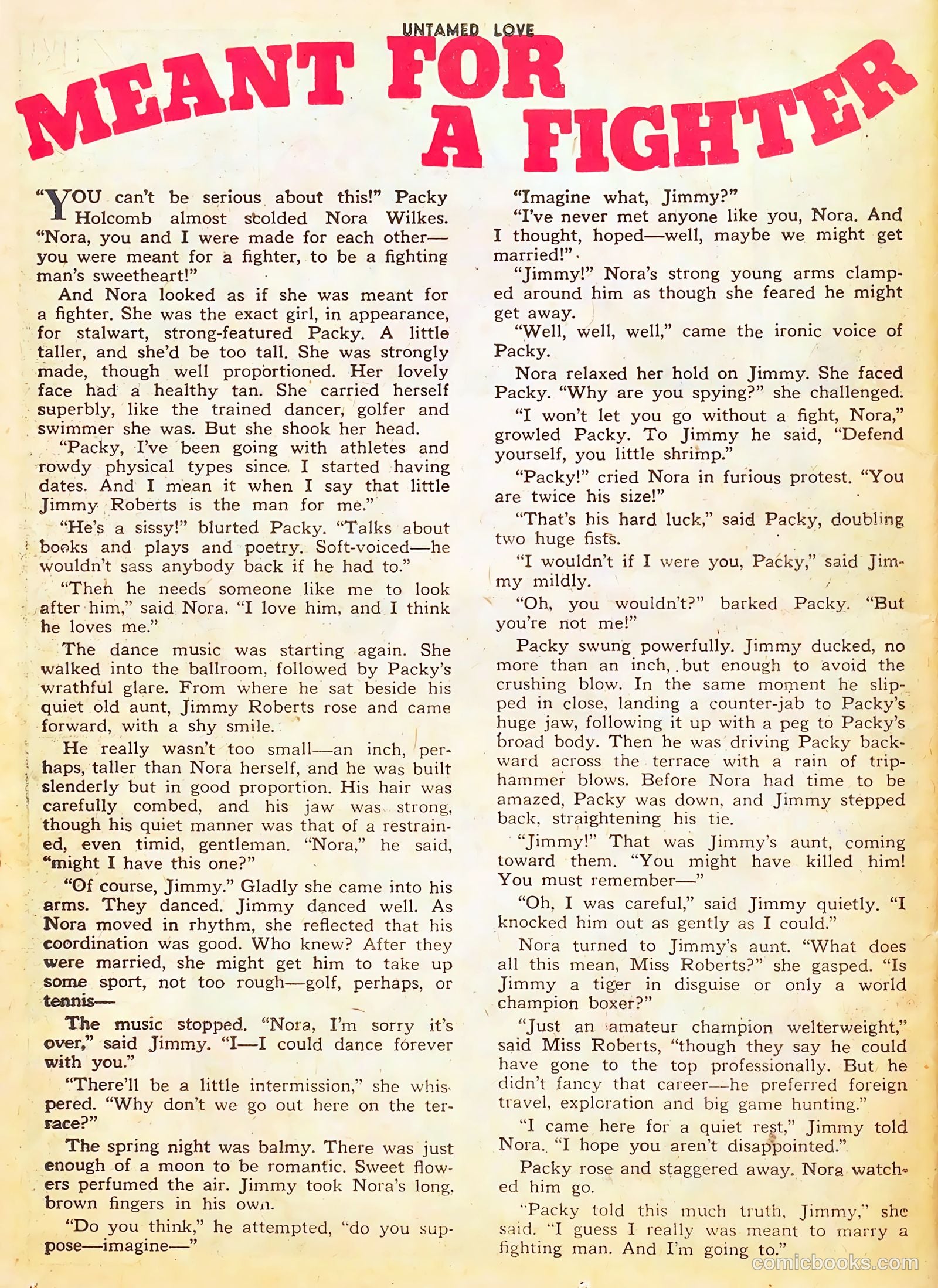 Untamed Love #3 (1950) — page 26 of 37
