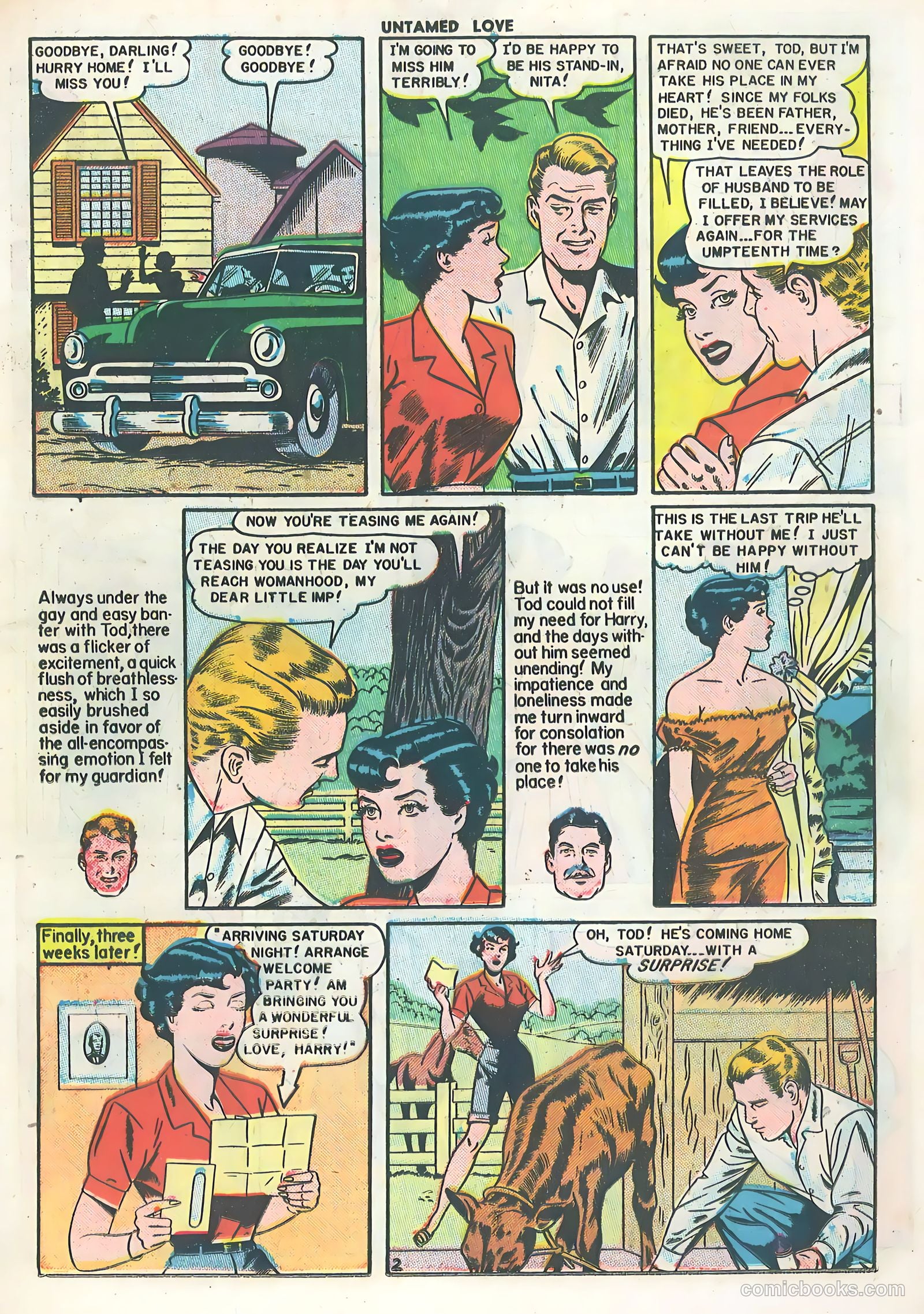 Untamed Love #4 (1950) — page 19 of 36