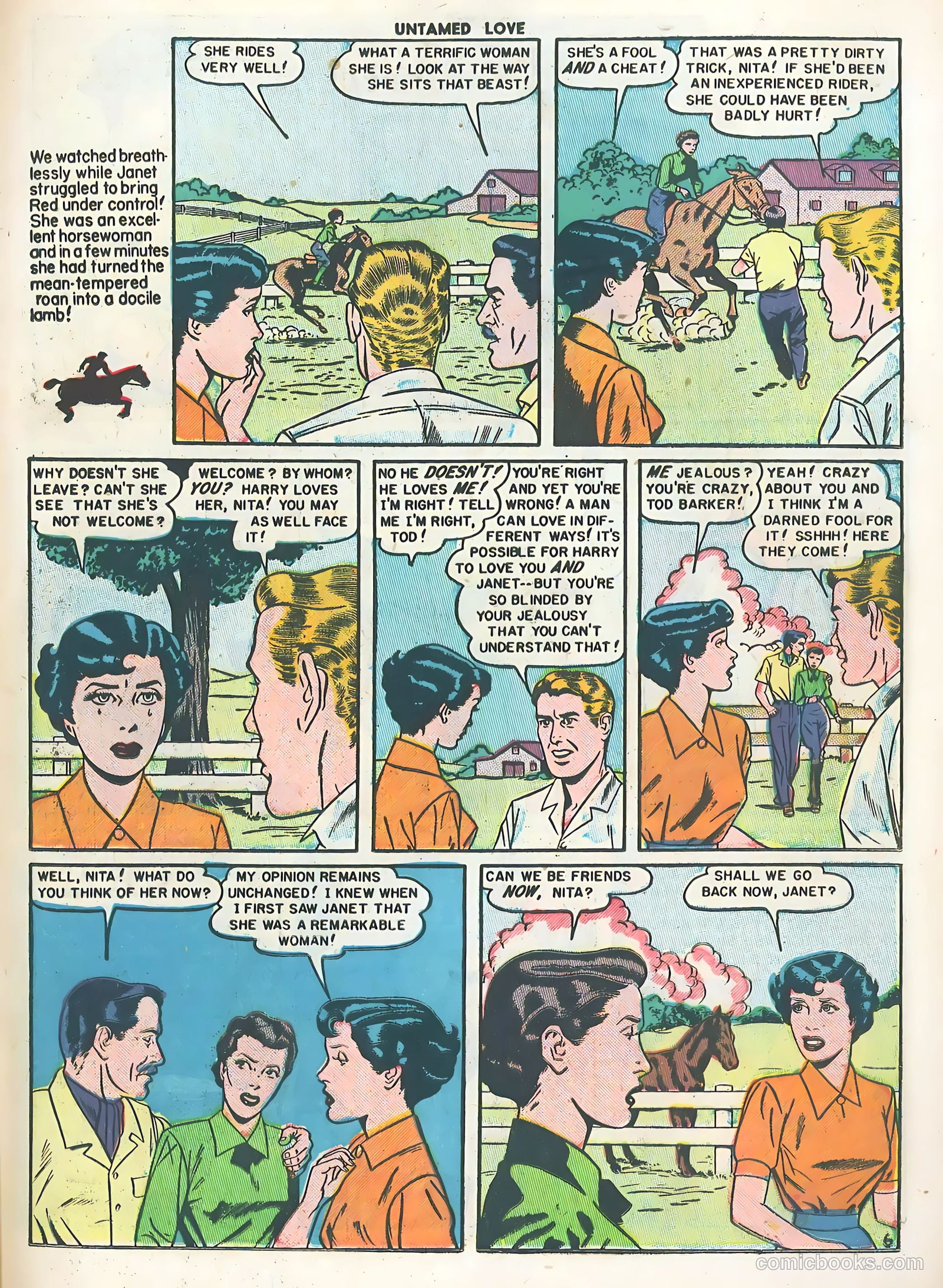 Untamed Love #4 (1950) — page 23 of 36