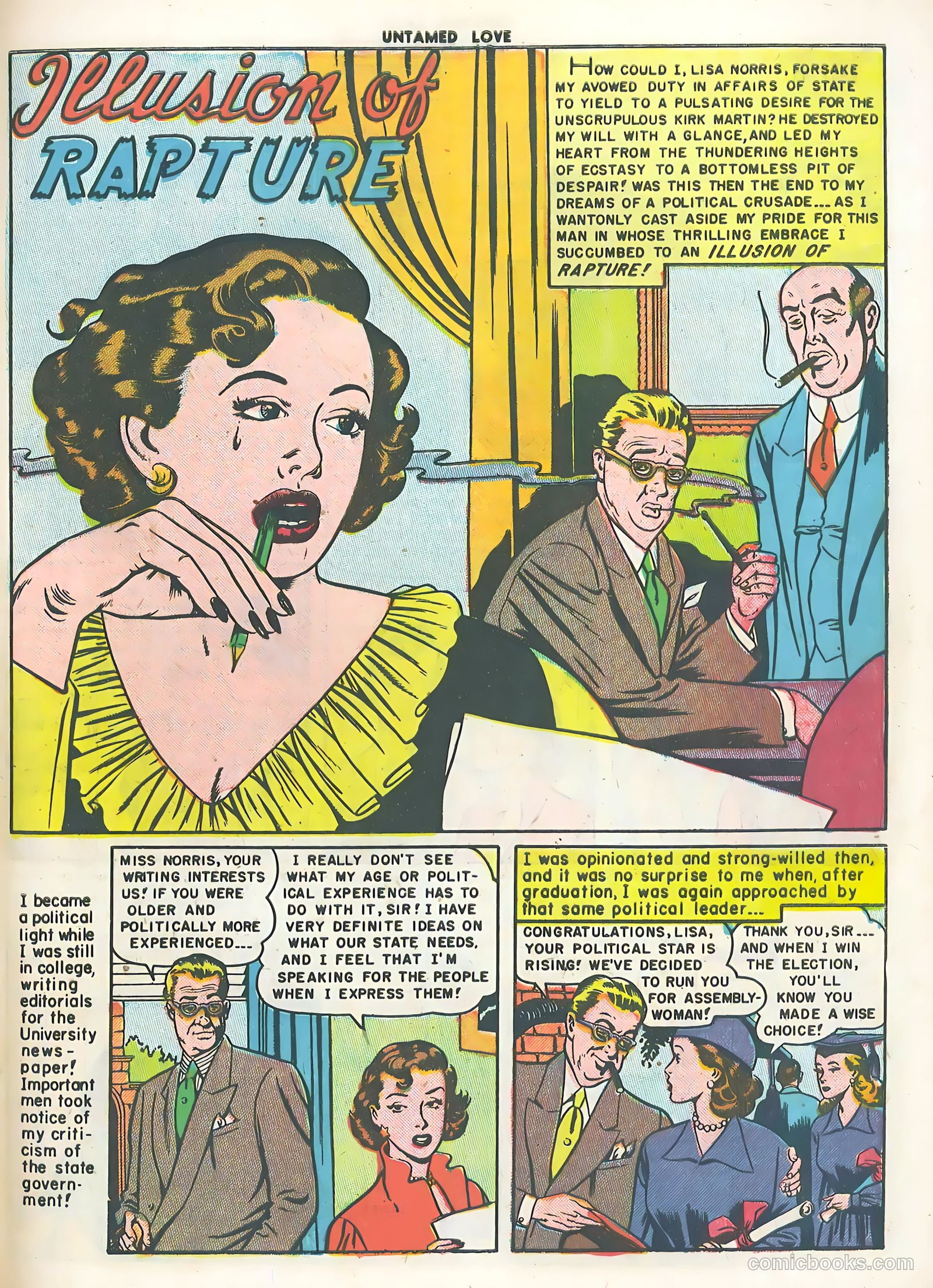 Untamed Love #4 (1950) — page 27 of 36