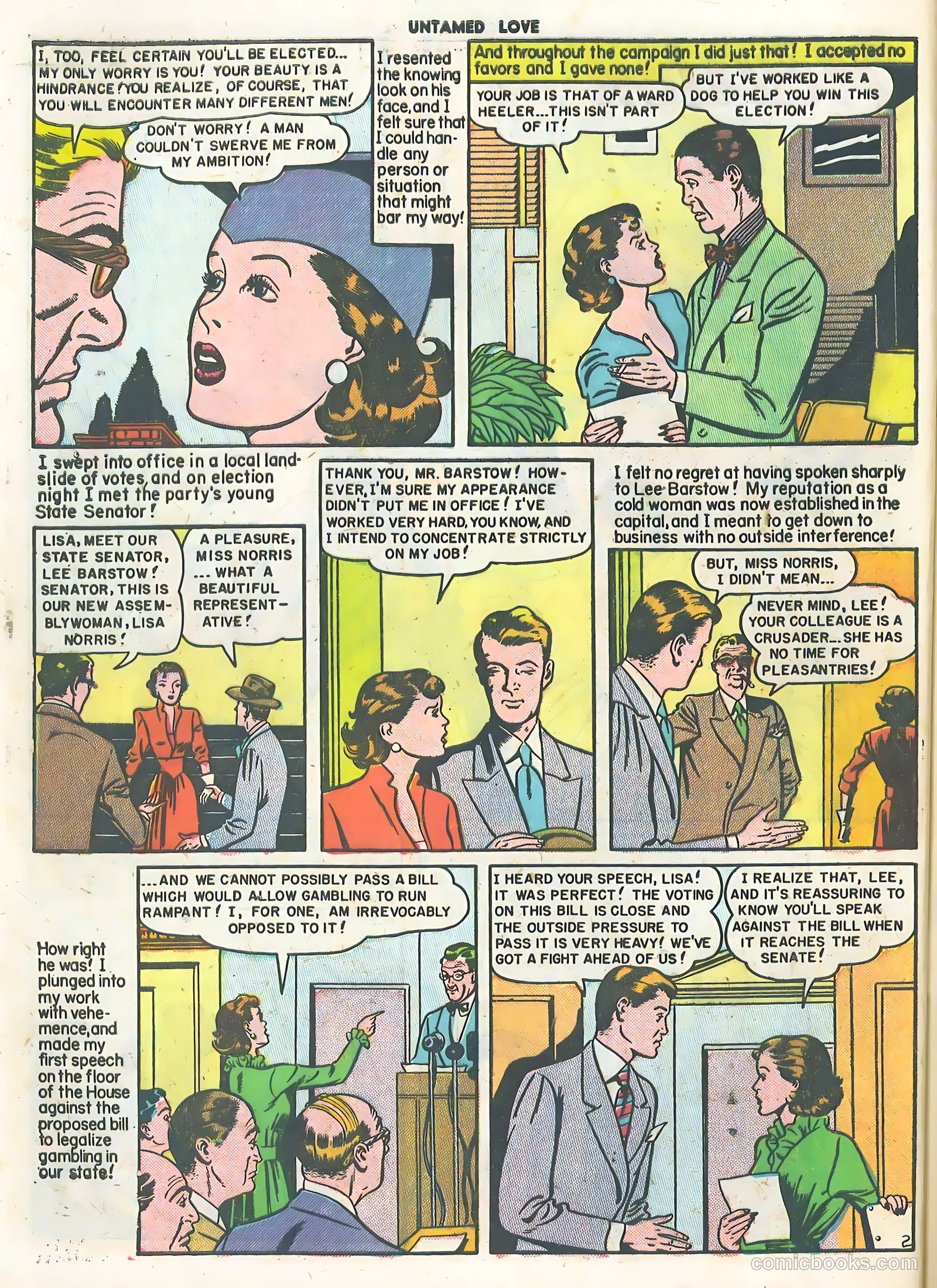 Untamed Love #4 (1950) — page 28 of 36
