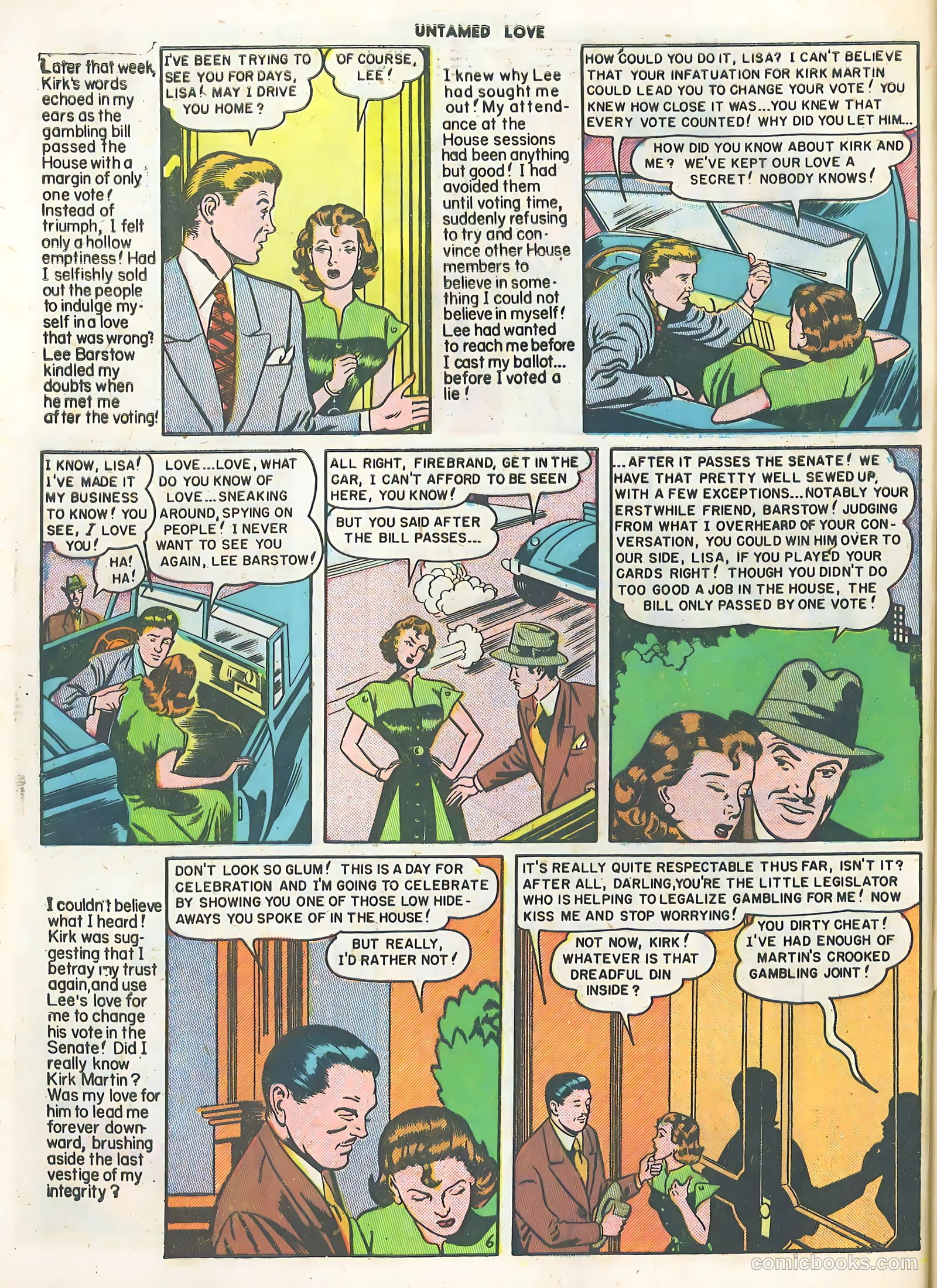 Untamed Love #4 (1950) — page 32 of 36