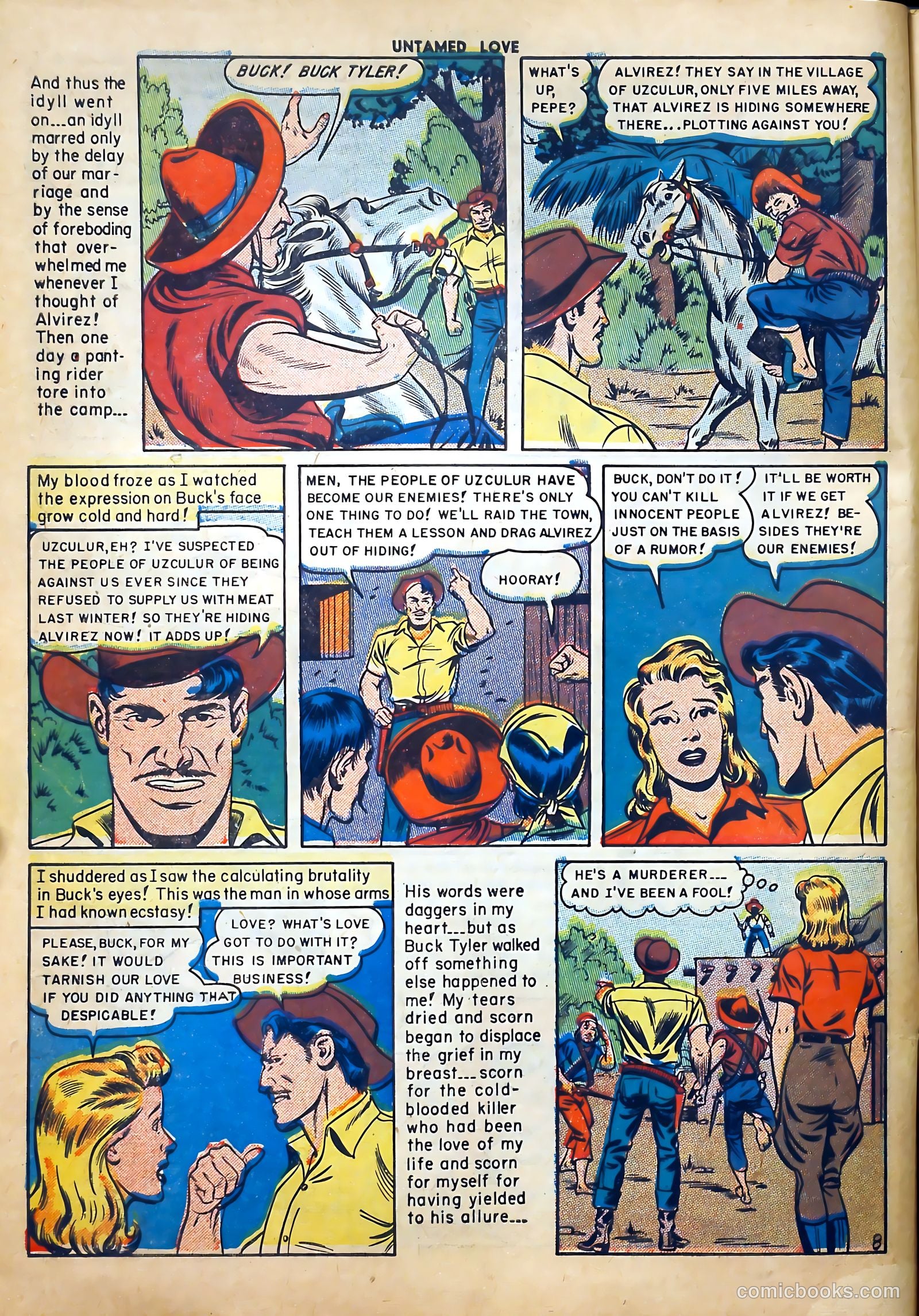 Untamed Love #5 (1950) — page 10 of 52