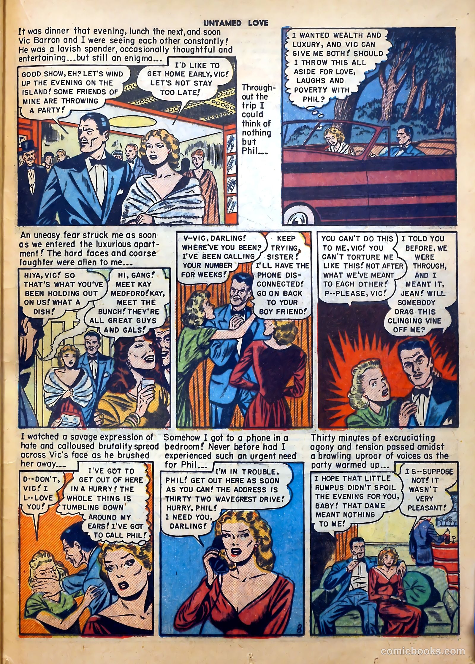Untamed Love #5 (1950) — page 35 of 52