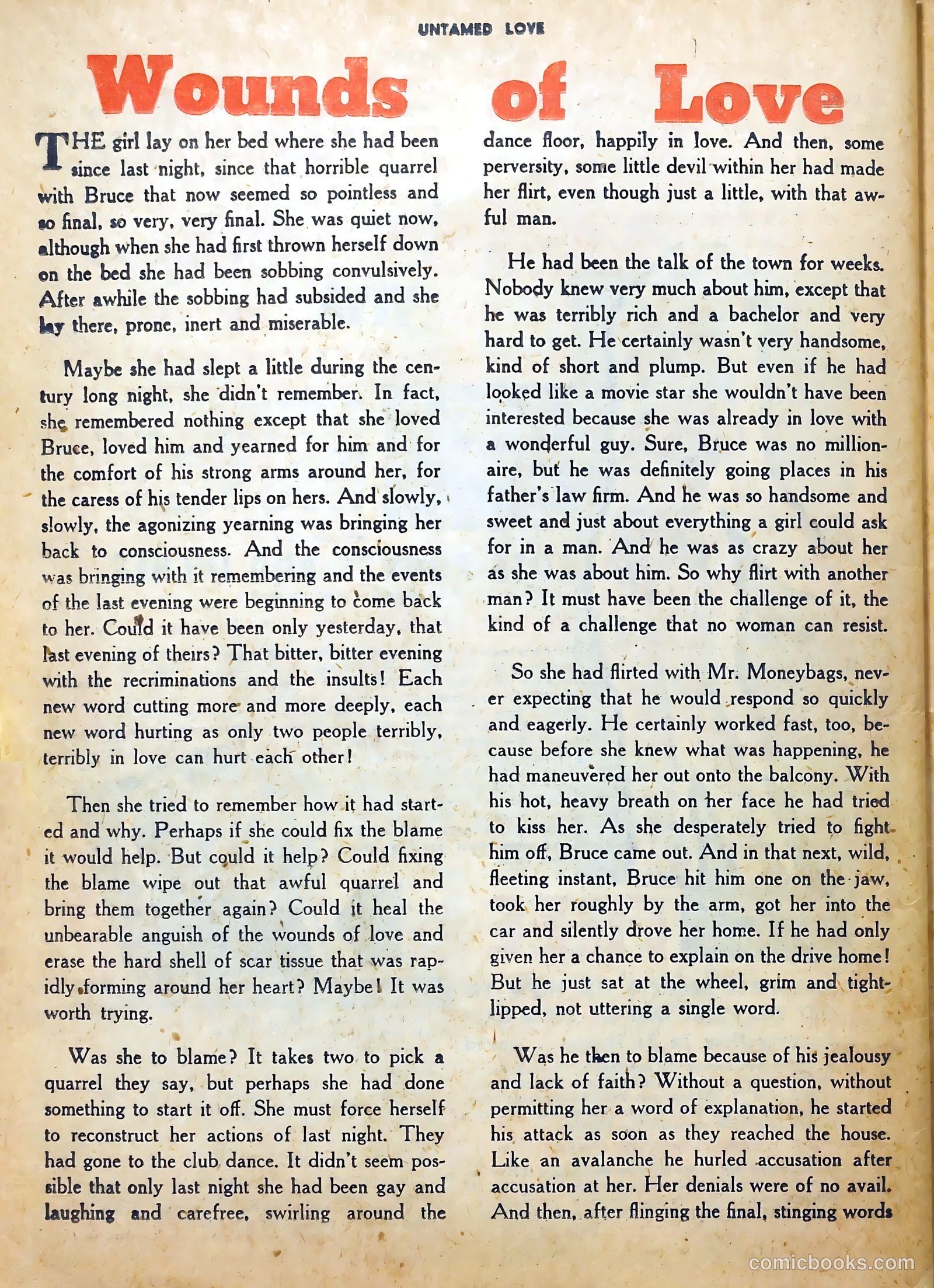 Untamed Love #5 (1950) — page 38 of 52