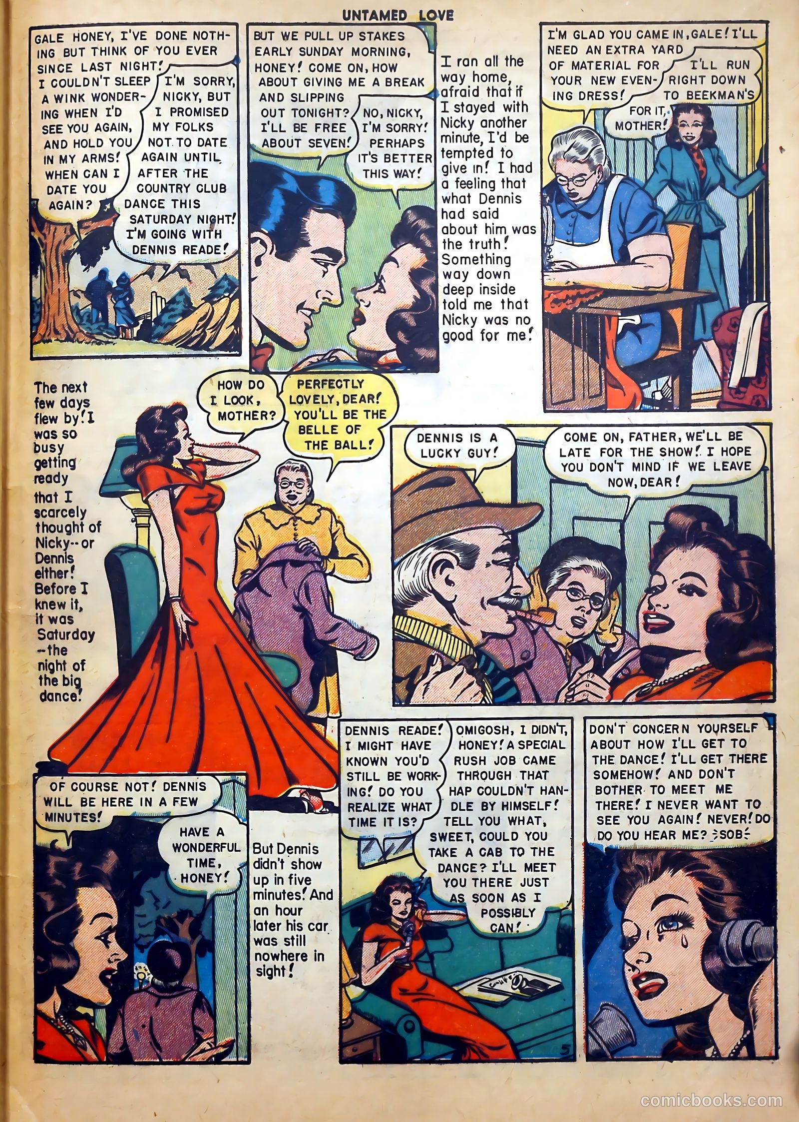 Untamed Love #5 (1950) — page 45 of 52