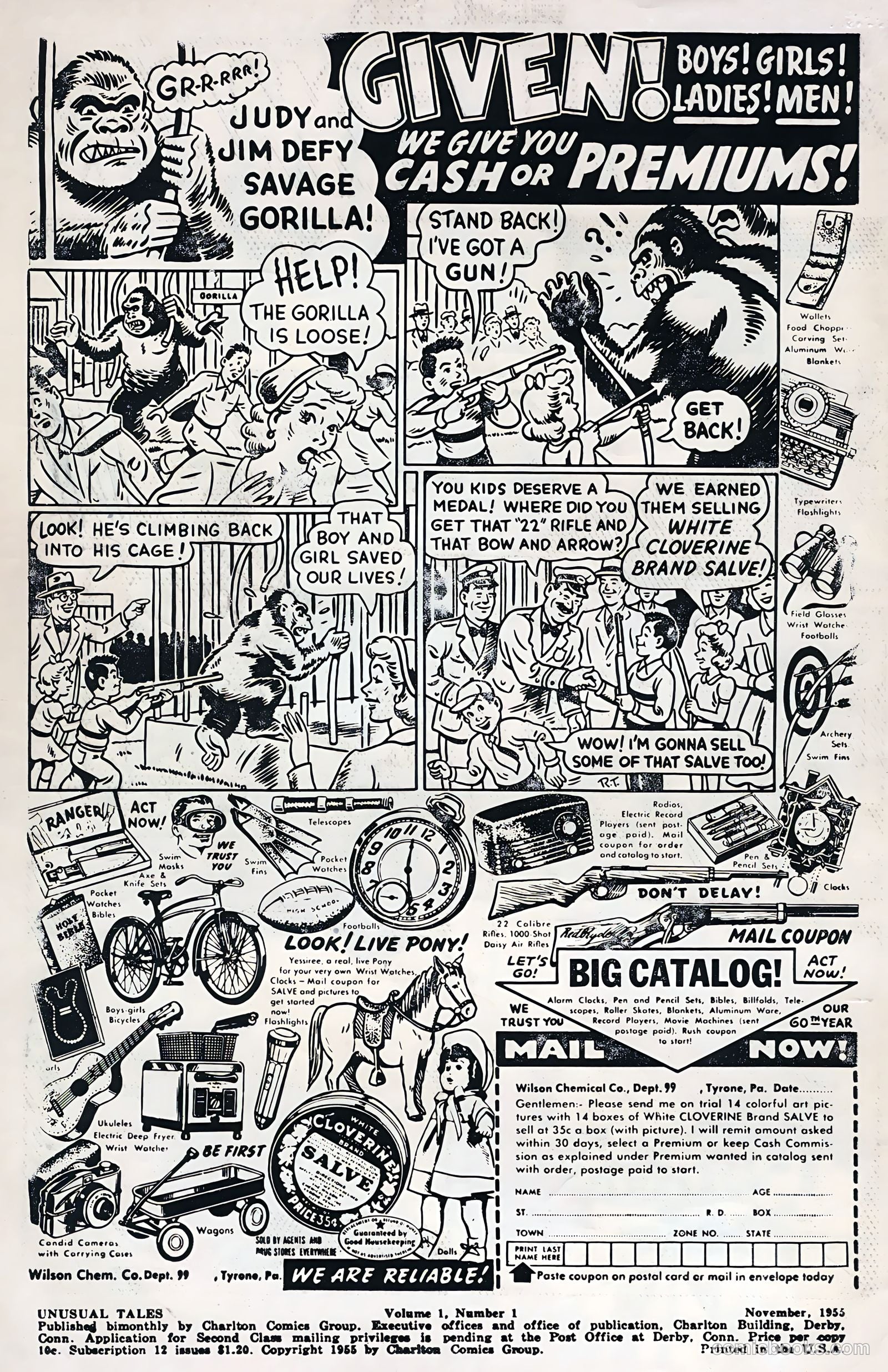 Unusual Tales #1 (1955) — page 2 of 36