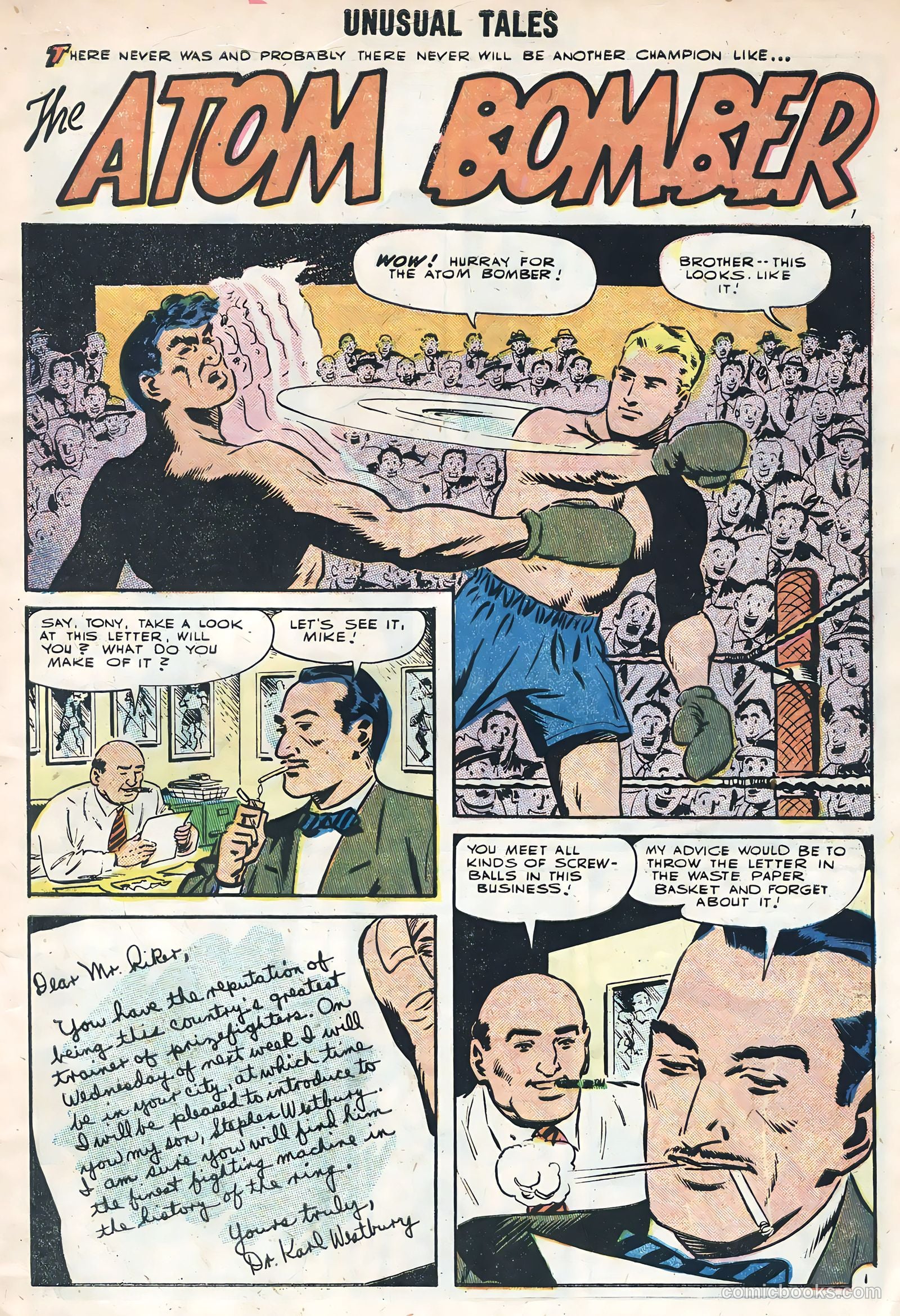 Unusual Tales #1 (1955) — page 3 of 36