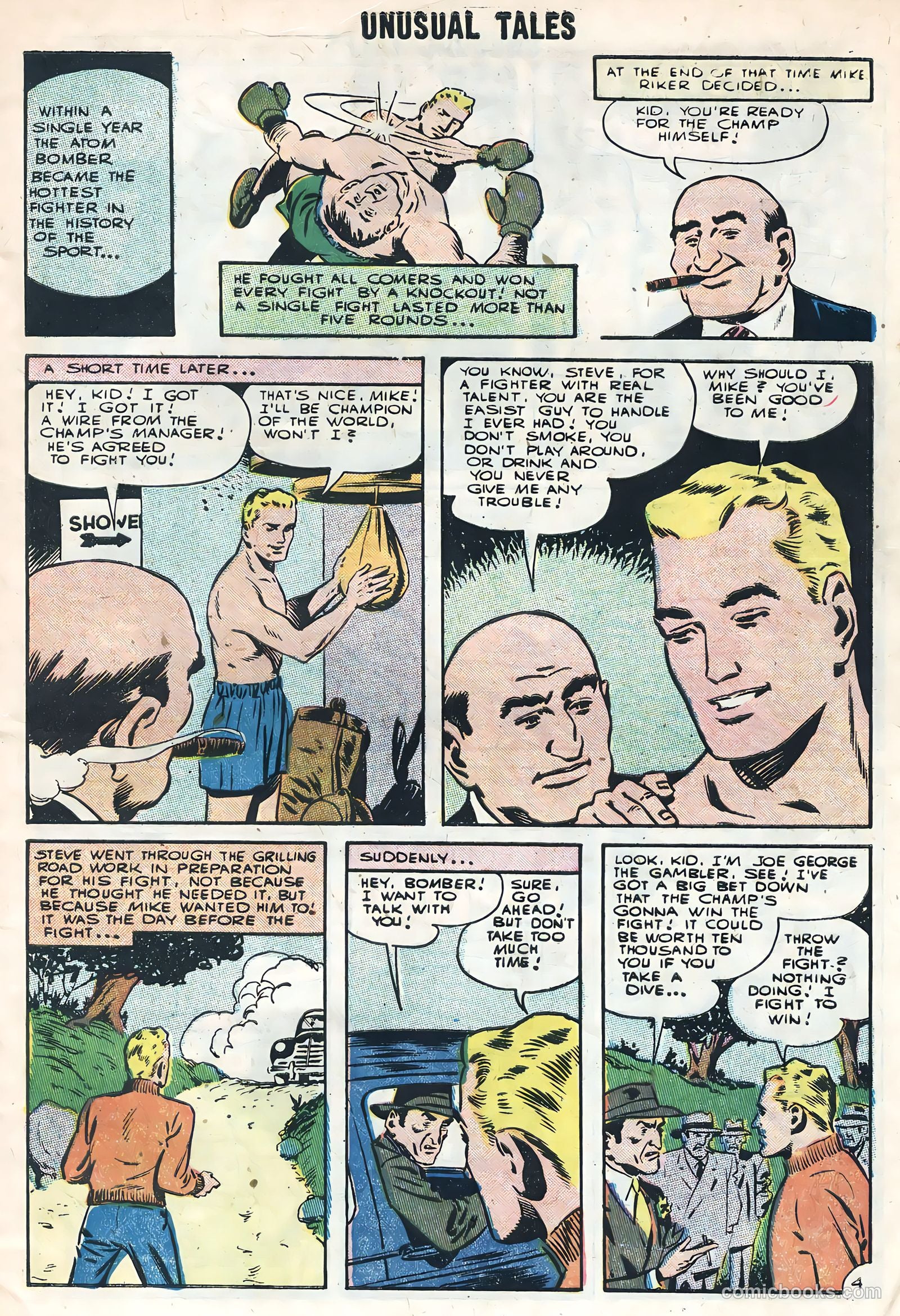 Unusual Tales #1 (1955) — page 7 of 36